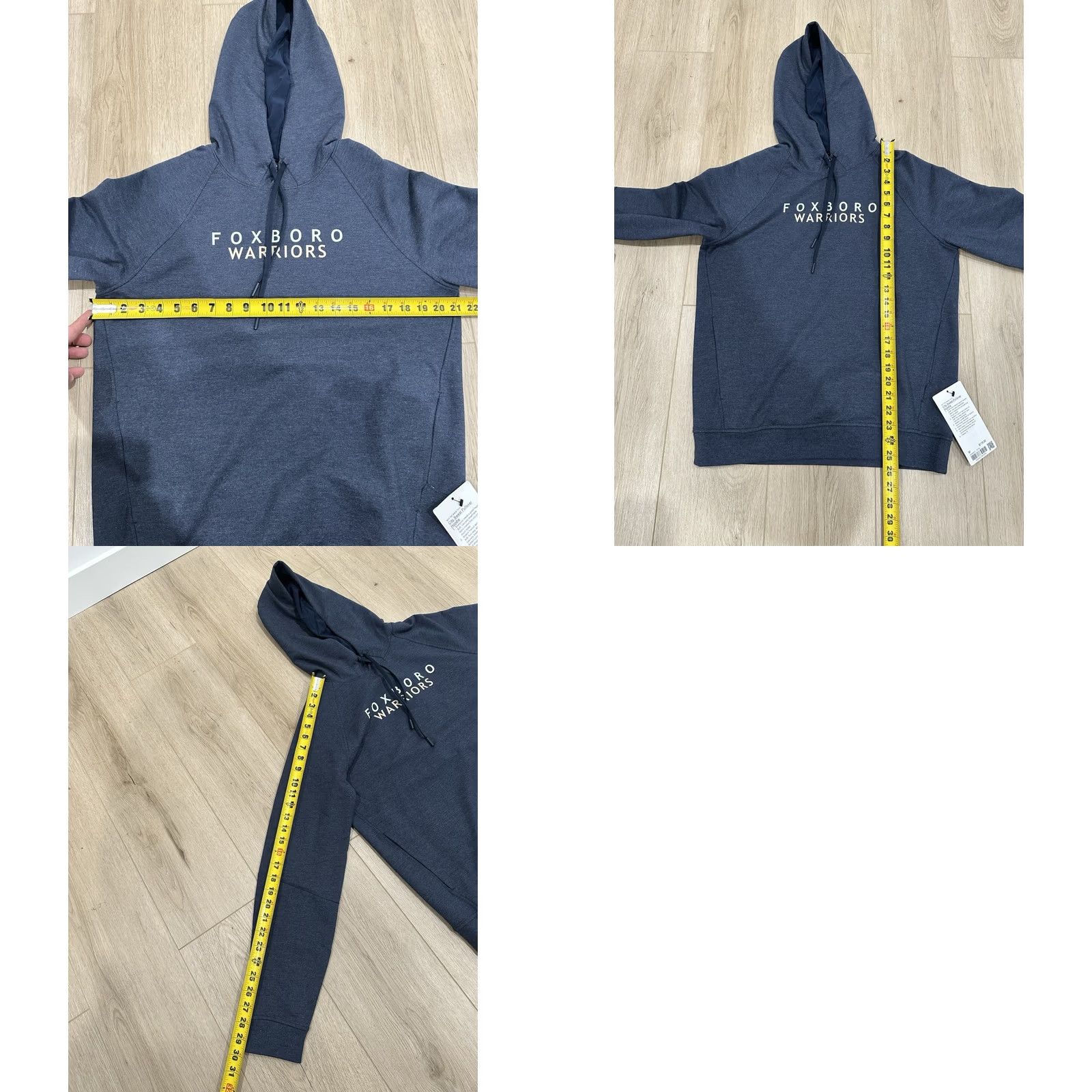 Lululemon NWT Lululemon City Sweat Pullover Hoodie Mens M Foxboro Warriors Blue Size US M / EU 48-50 / 2 - 9 Thumbnail