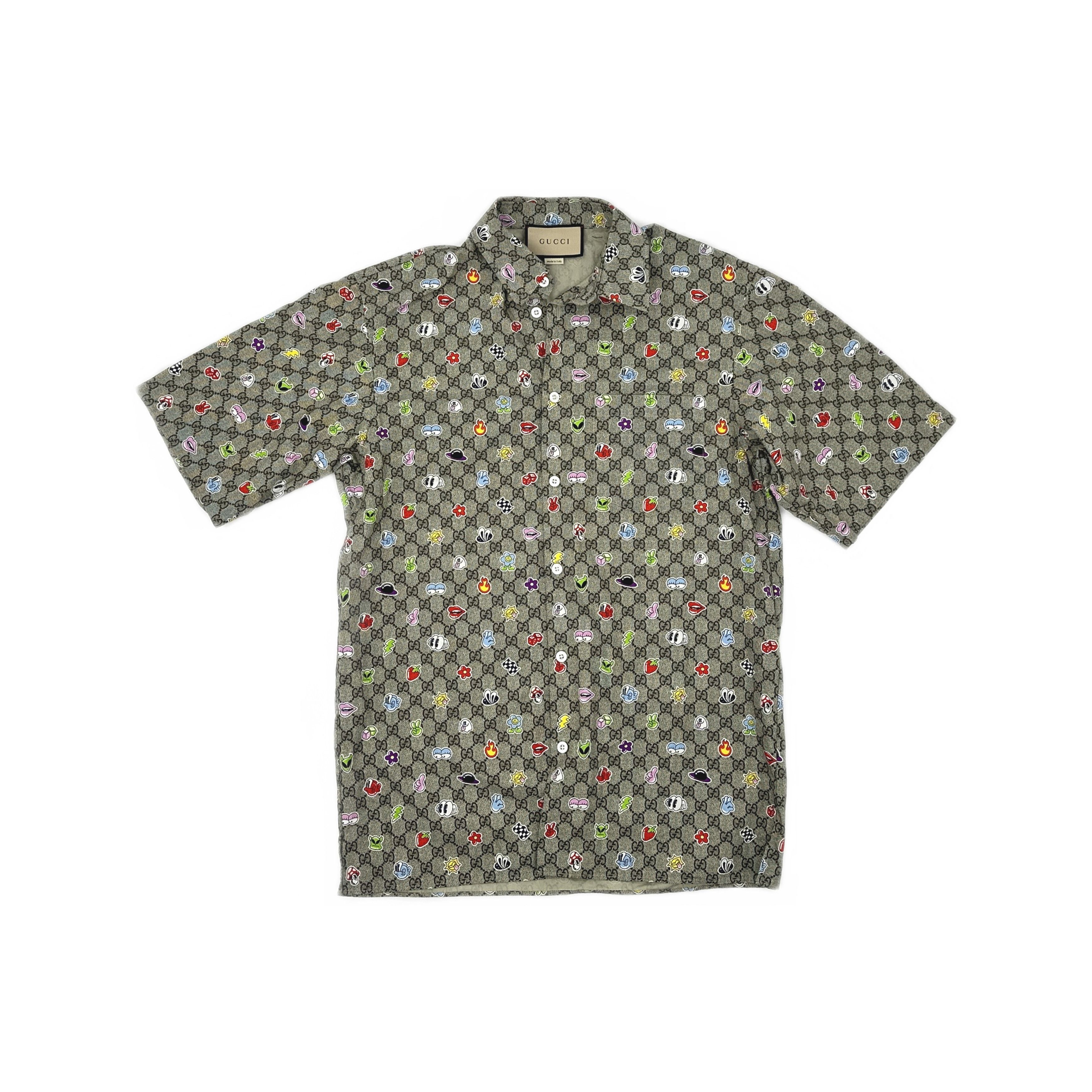 Gucci Gucci GG Motif Short Sleeve Shirt Size S Size US S / EU 44-46 / 1 - 1 Thumbnail