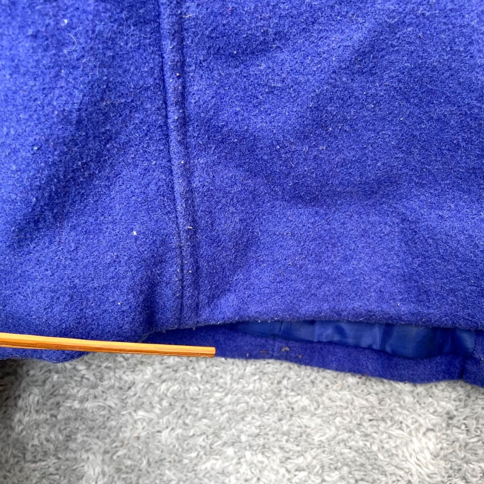 Charter Club Charter Club Coat Womens 4 Blue Pea Coat Wool Blend Double Breasted Lined Wool Solid Button Pocket Size S / US 4 / IT 40 - 7 Thumbnail