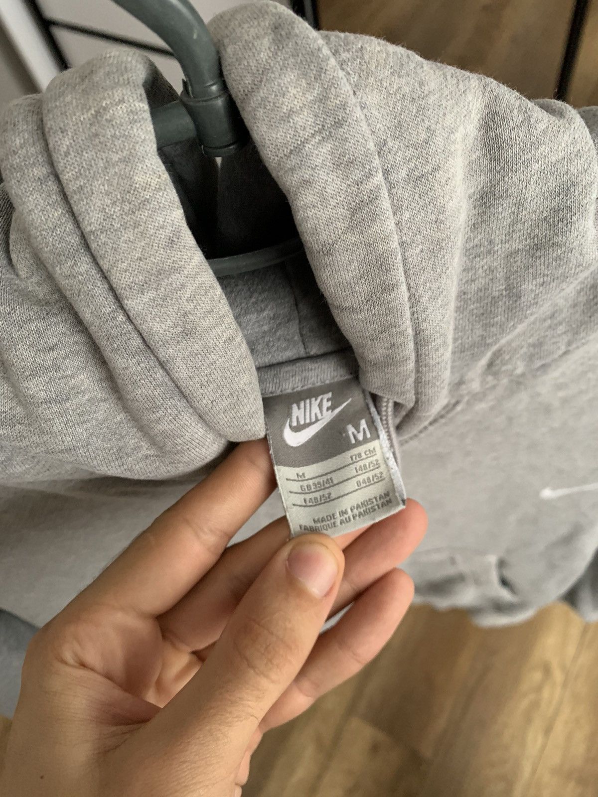 Vintage Nike Vintage Zip Hoodie Vintage Logo Swoosh 90s Size US M / EU 48-50 / 2 - 10 Thumbnail