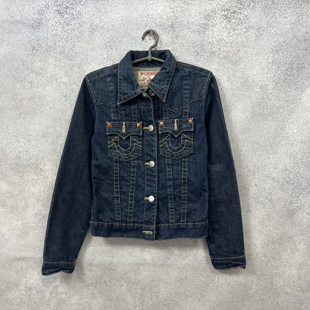True Religion Vintage True Religion Jean Jacket Chief Keef Size US S / EU 44-46 / 1 - 1 Thumbnail