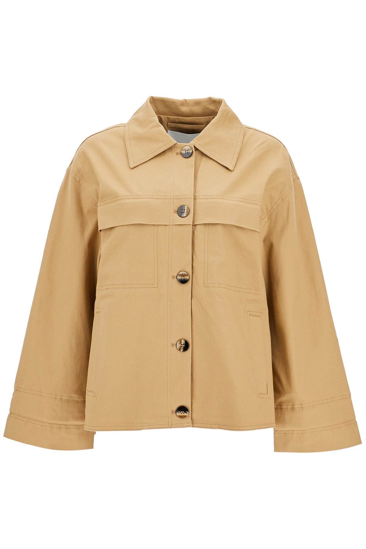 Ganni Checked Canvas Jacket With Textured Pattern | Grailed