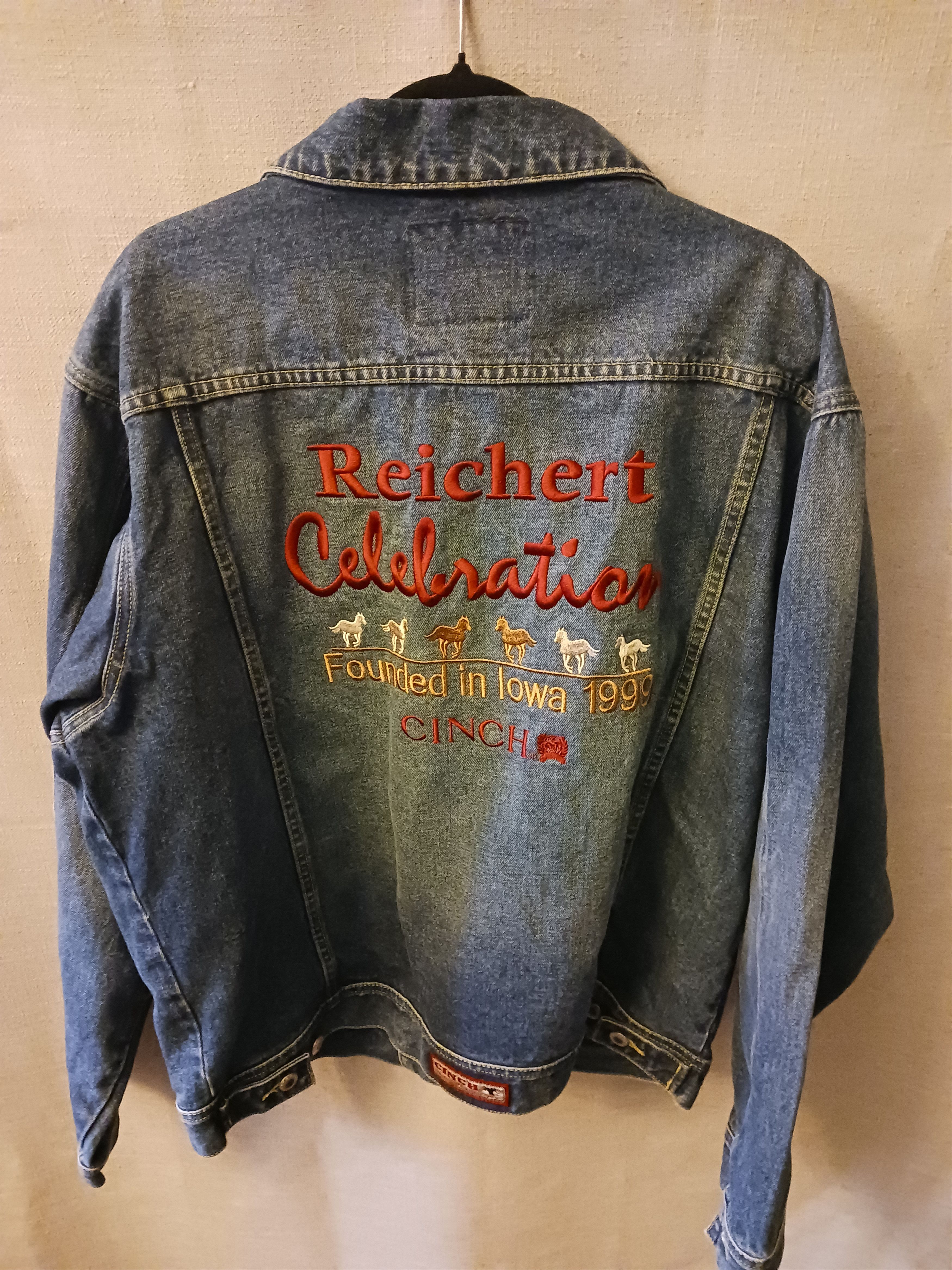 CINCH NWOT Classic Cowboy Embroidered Denim Jacket Size US XL / EU 56 / 4 - 2 Thumbnail
