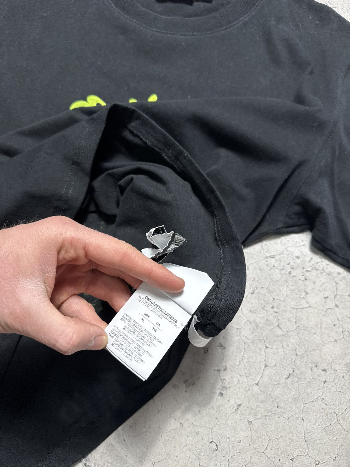 Off-White Off-White Luxury Big Logo Black T-Shirt Size US XL / EU 56 / 4 - 11 Thumbnail