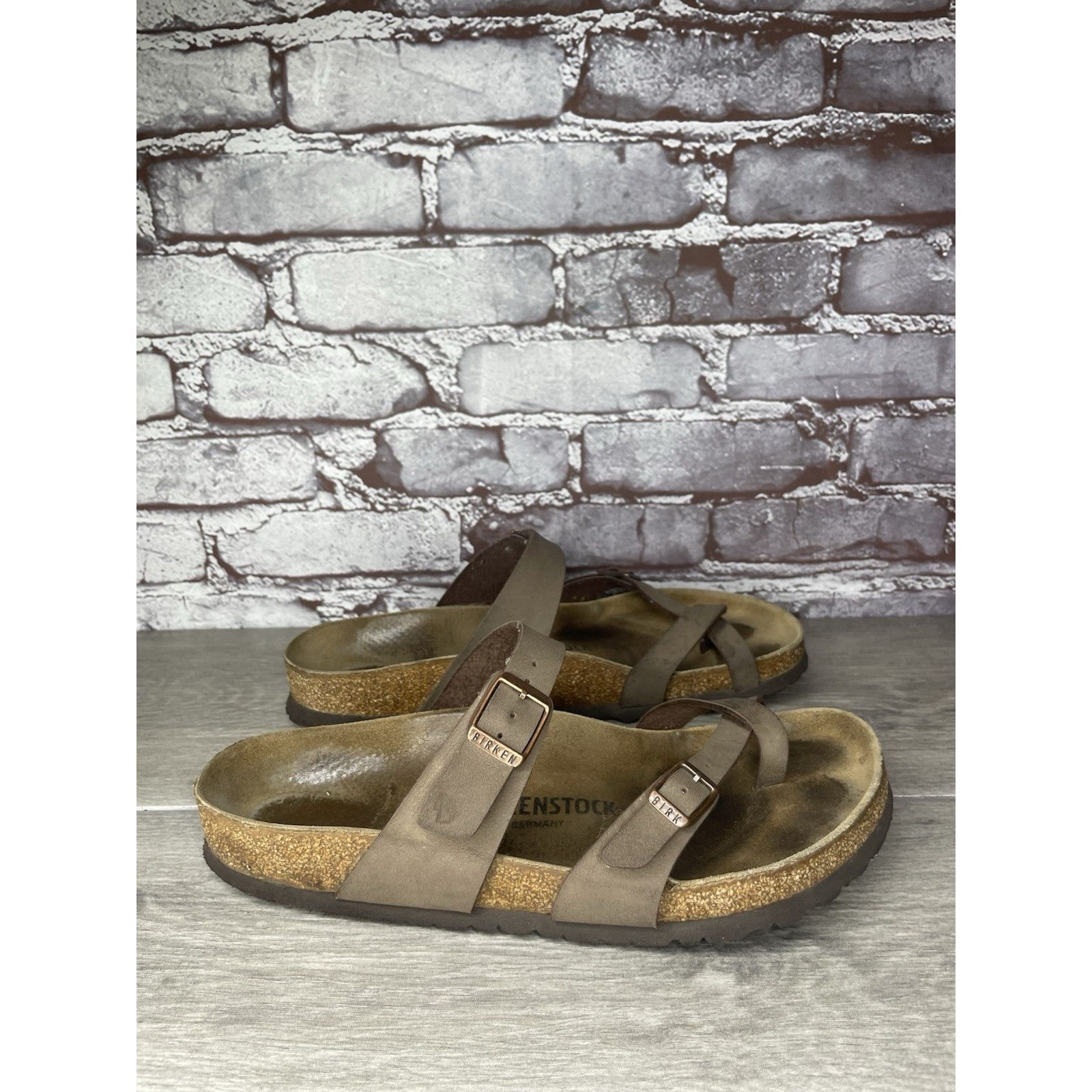Birkenstock Birkenstock Mayari Mocha Brown Leather Strap Sandals Women’s Size US 10 / IT 40 - 14 Thumbnail