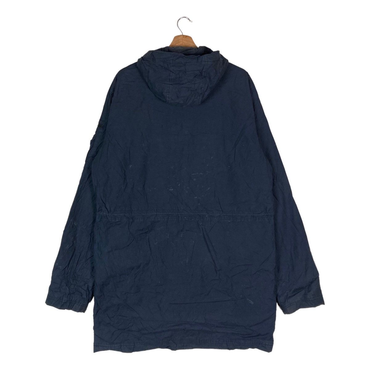 Tommy Hilfiger Vintage Tommy Hilfiger Snap Button Hoodie Medium Long Jacket Size US L / EU 52-54 / 3 - 6 Thumbnail