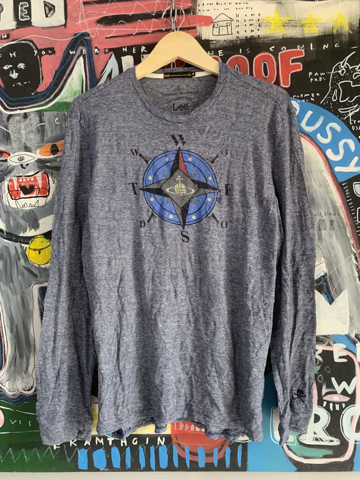Lee × Vivienne Westwood Vivienne Westwood x Lee Logo Longsleeve Tee Shirt Size US M / EU 48-50 / 2 - 2 Thumbnail