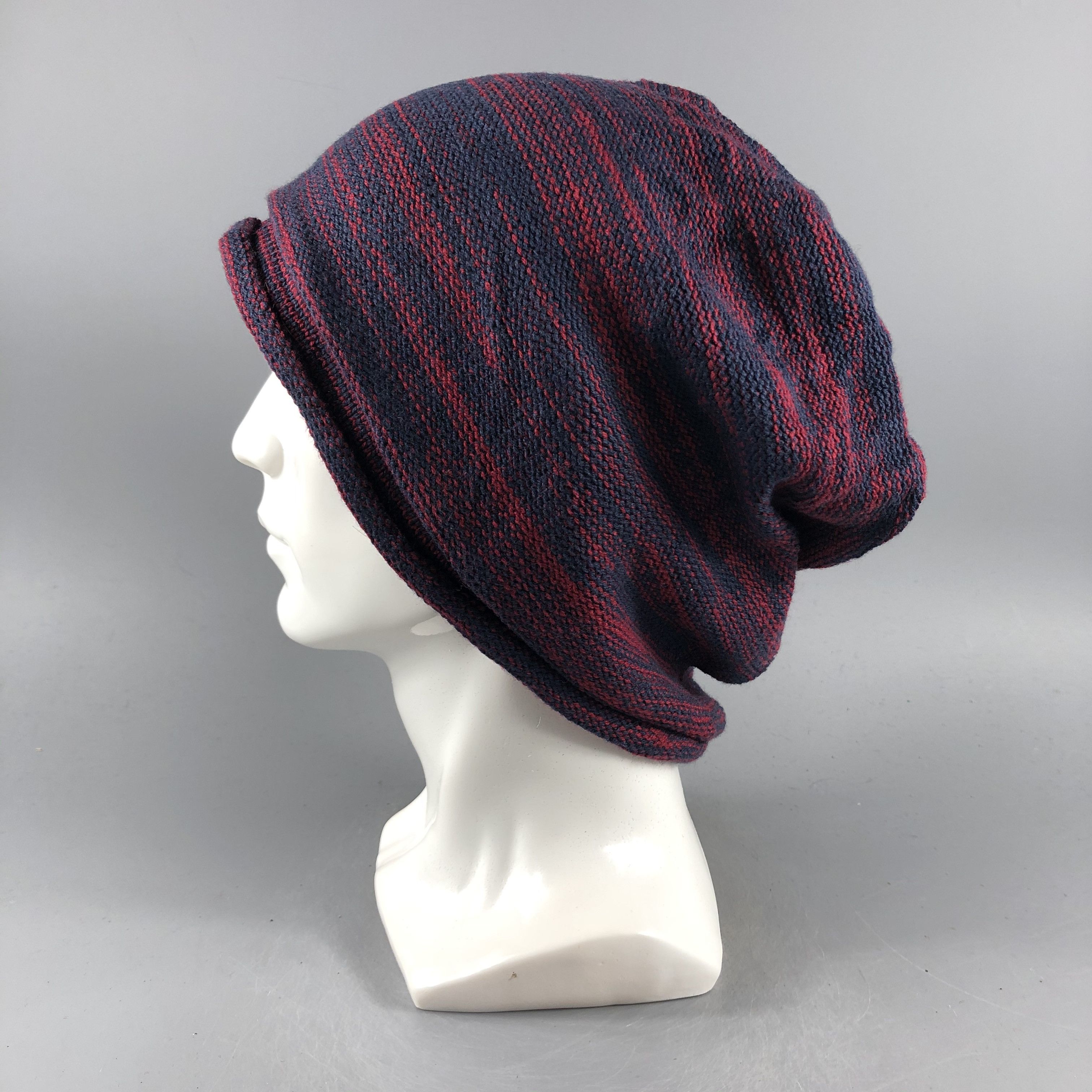 Japanese Brand × Vintage Unknown Cuffless Beanie Snow Hat Snow Cap -D532 Size ONE SIZE - 1 Thumbnail