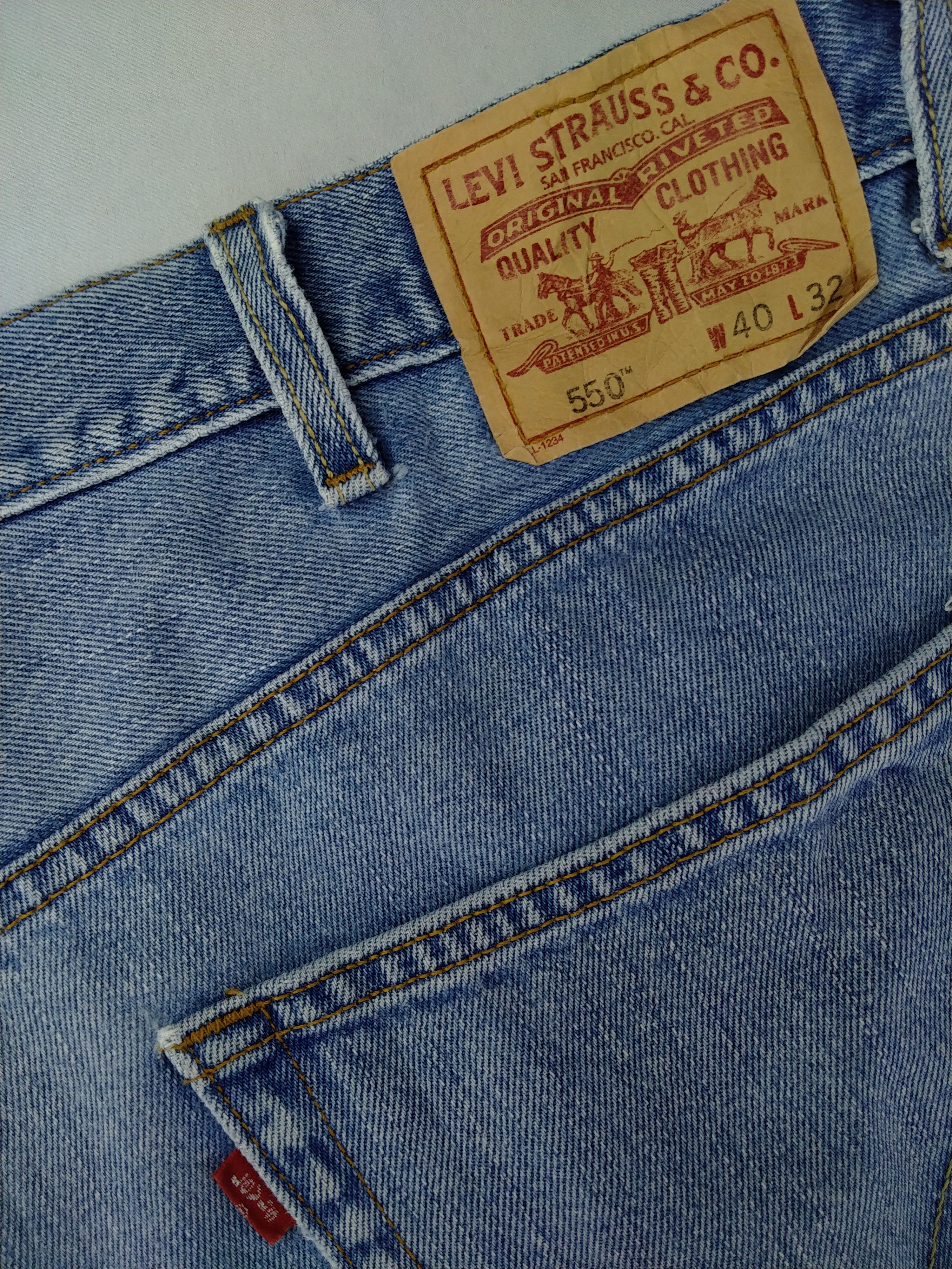 Levi's Light Wash Relaxed Fit Vintage Levi's 550 Denim -JN1040 Size US 40 / EU 56 - 9 Thumbnail