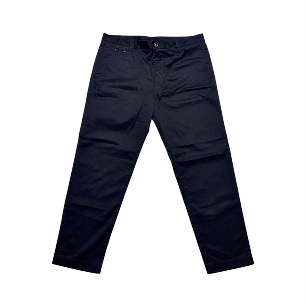 Diesel Diesel Black Cotton Chino Casual Pants Trousers Formal Size US 34 / EU 50 - 1 Thumbnail