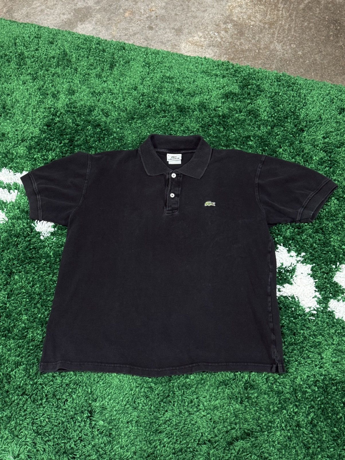 Lacoste Lacoste Black Aligator Logo Polo Y2K Medium Size US M / EU 48-50 / 2 - 1 Thumbnail