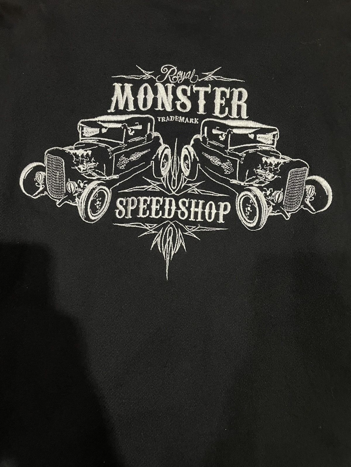 Gentle Monster Royal Monster Speedshop Leather-Sleeve Denim Varsity Jacket Size US M / EU 48-50 / 2 - 5 Thumbnail