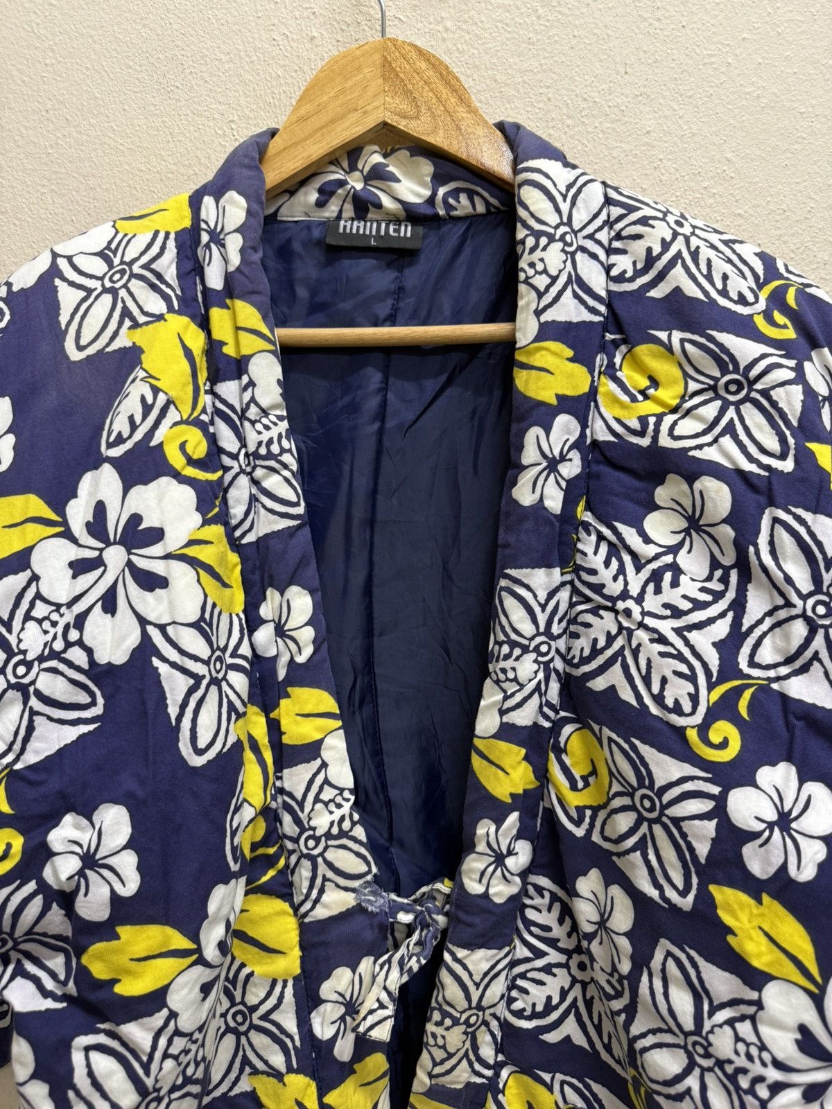 Japanese Brand Vintage Hanten Paded Jacket Drawstring Kimono Size US M / EU 48-50 / 2 - 13 Thumbnail