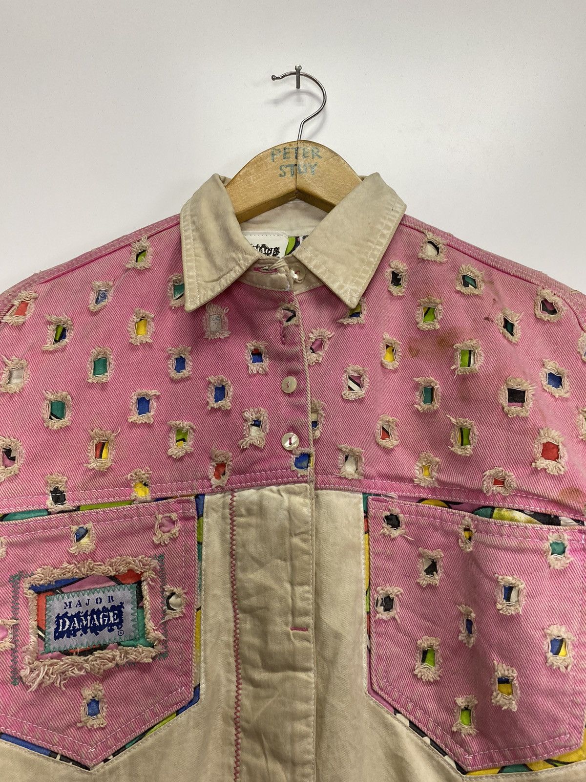 Japanese Brand × Vintage Damage Button Jacket Size US M / EU 48-50 / 2 - 7 Thumbnail