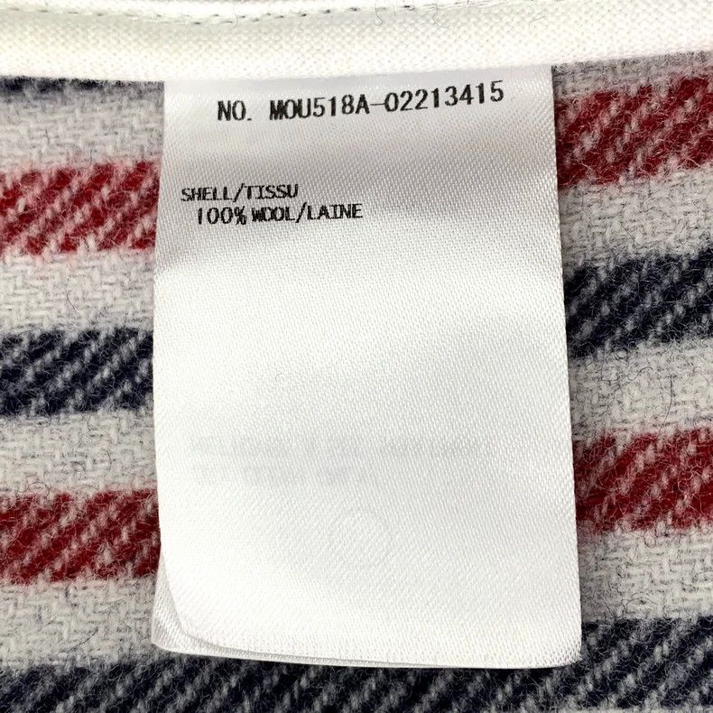 Thom Browne Thom Browne Dark blue wool lapel single-breasted coat 2503- Size US M / EU 48-50 / 2 - 8 Thumbnail