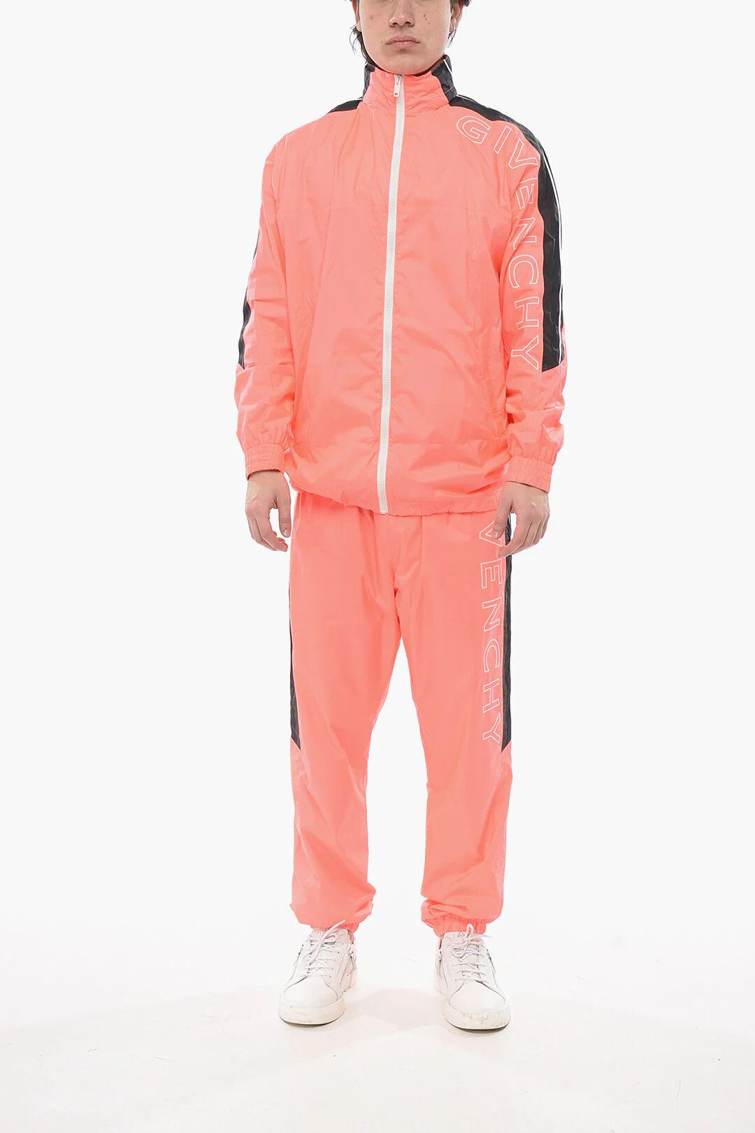 Givenchy og1mm0326 Nylon Windbreaker Jacket in Pink Size US S / EU 44-46 / 1 - 4 Thumbnail