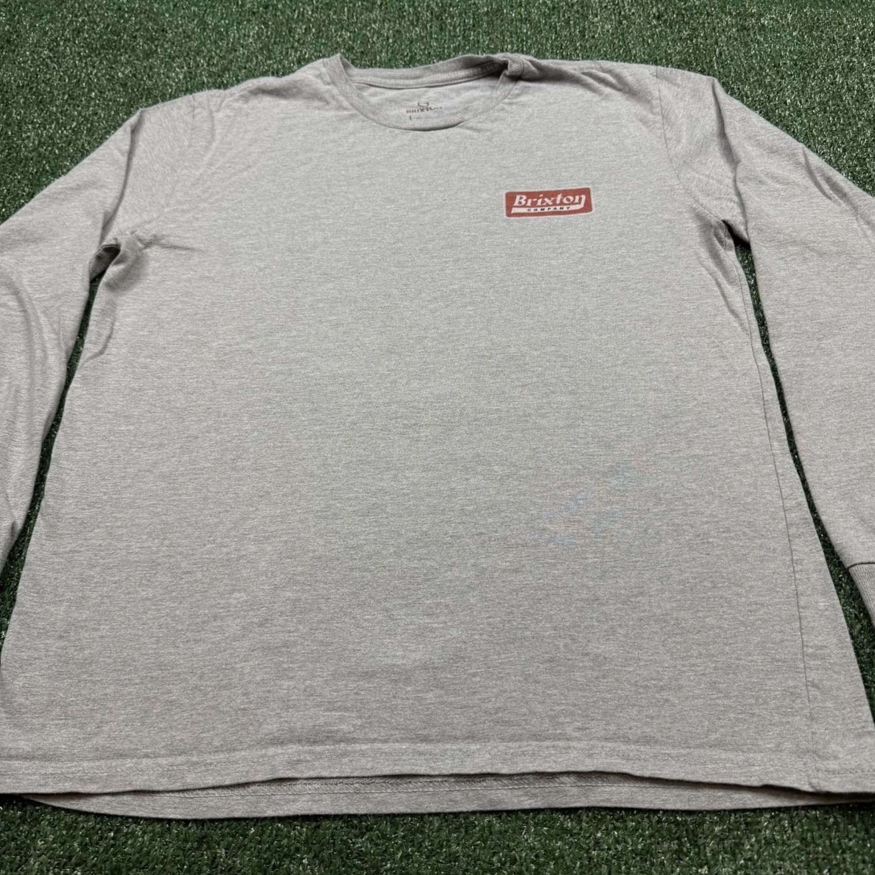 Brixton Brixton T Shirt Men's M Gray Long Sleeve Streetwear Skater Biker Size US M / EU 48-50 / 2 - 4 Thumbnail