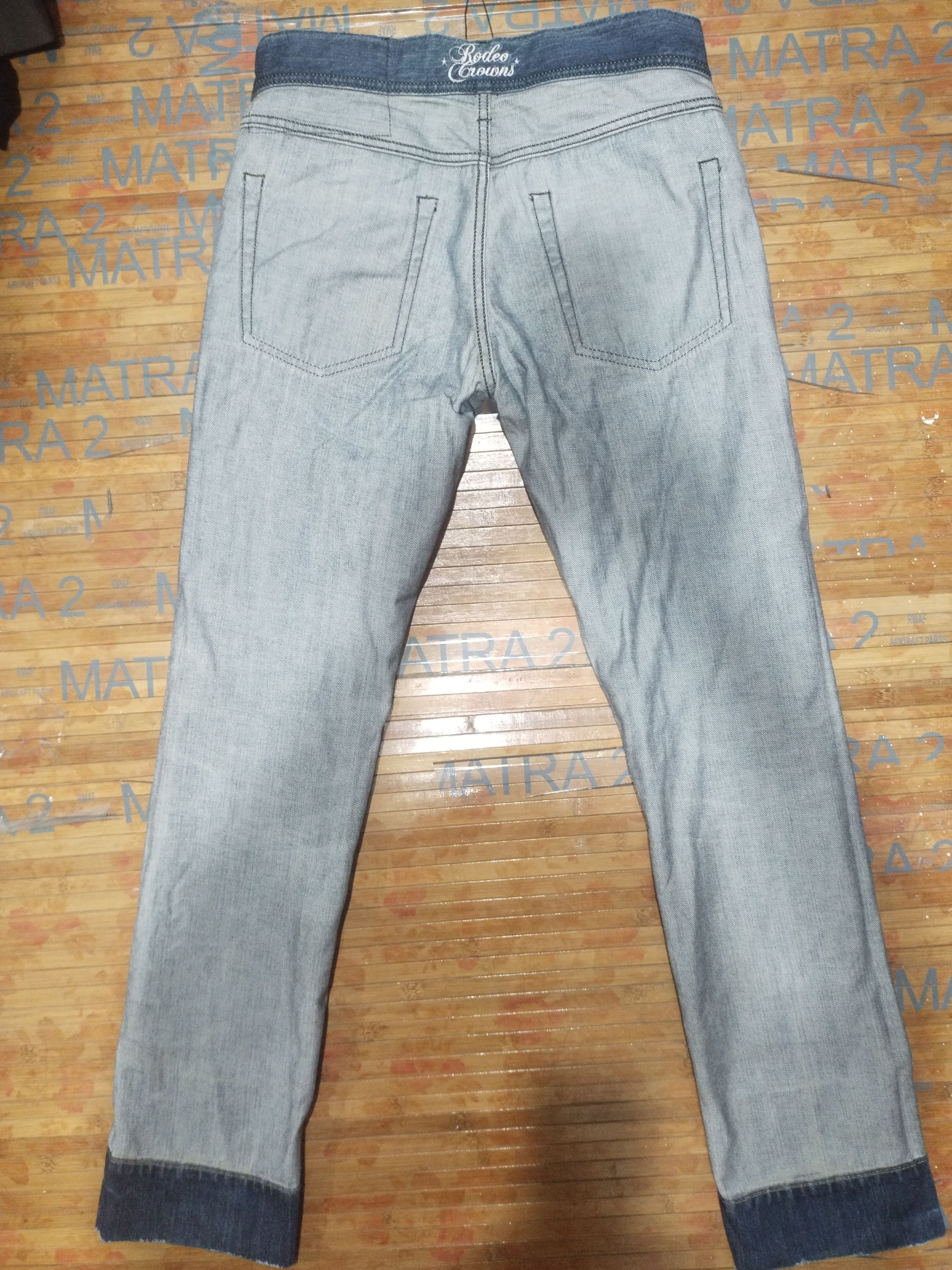 Japanese Brand × Vintage Vintage Women Jeans Rodeo*️⃣Crowns Sz 27" Size 27" / US 4 / IT 40 - 15 Thumbnail