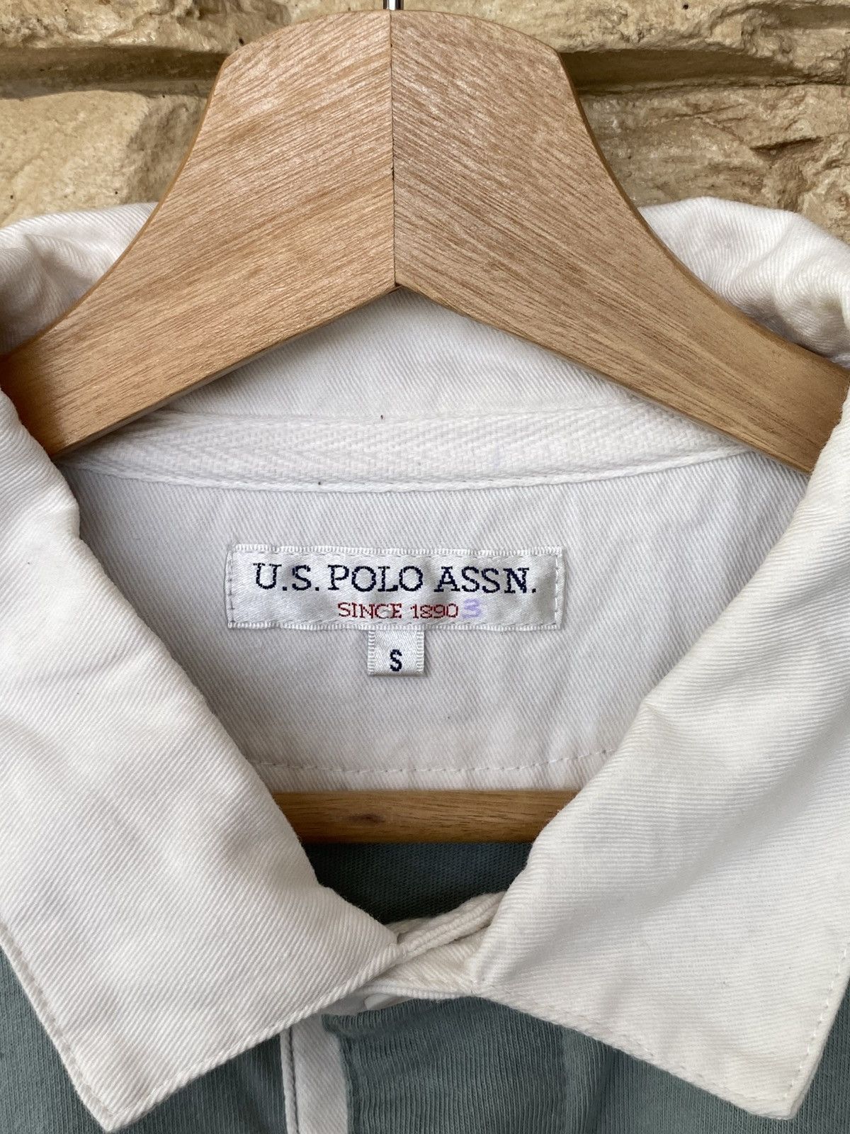 U.S. Polo Assn. Vintage Us Polo Assn Polo Rugby Long Sleeve Shirt Polo Ralph Lauren Size US XL / EU 56 / 4 - 3 Thumbnail