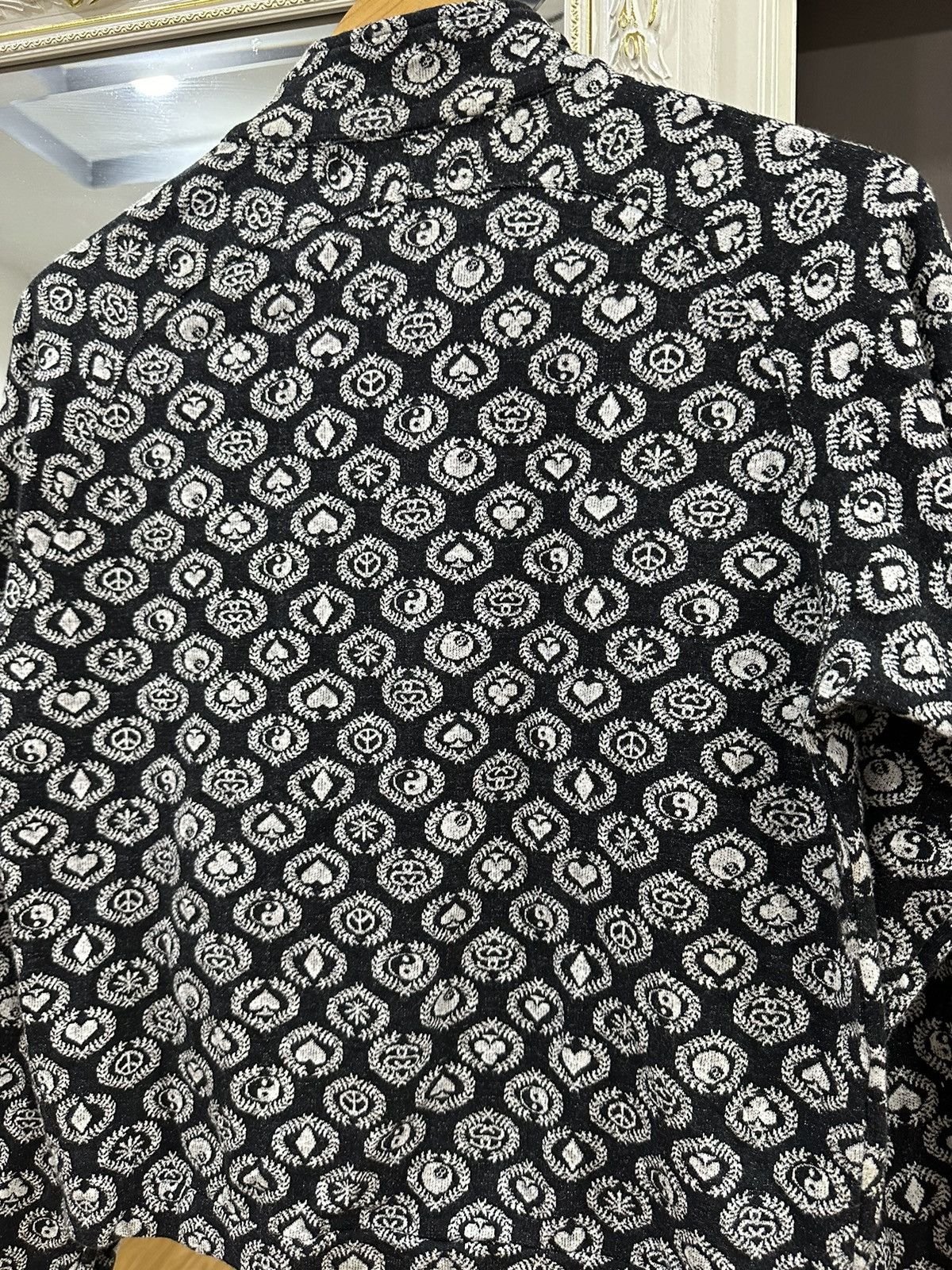 Stussy Stüssy Ol Yin Yang Black Jade Towel Zipper Jacket Size US M / EU 48-50 / 2 - 13 Thumbnail