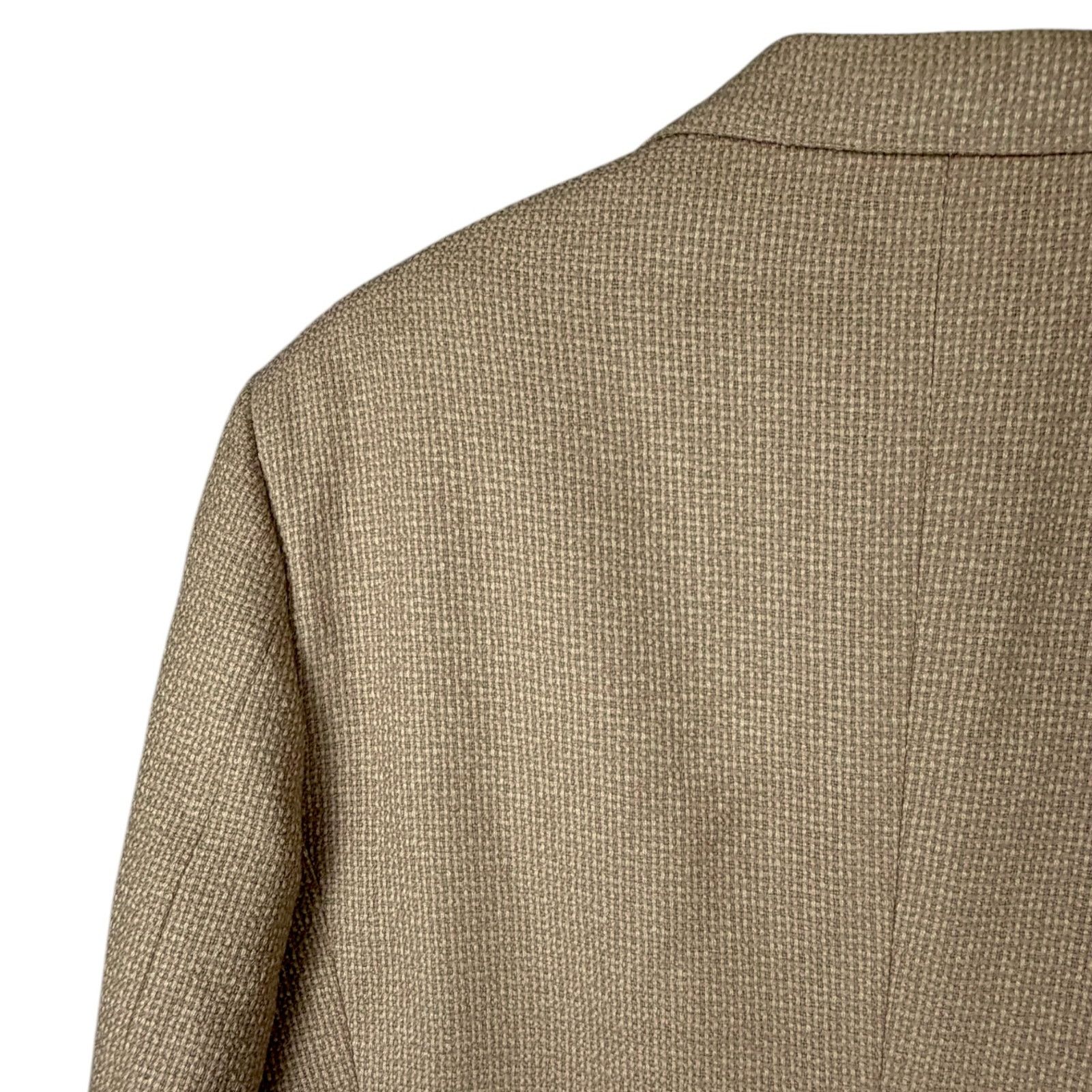 Polo Ralph Lauren Vintage 90s Polo University Club Mens 40R Wool Tweed Blazer Size 40R - 6 Thumbnail
