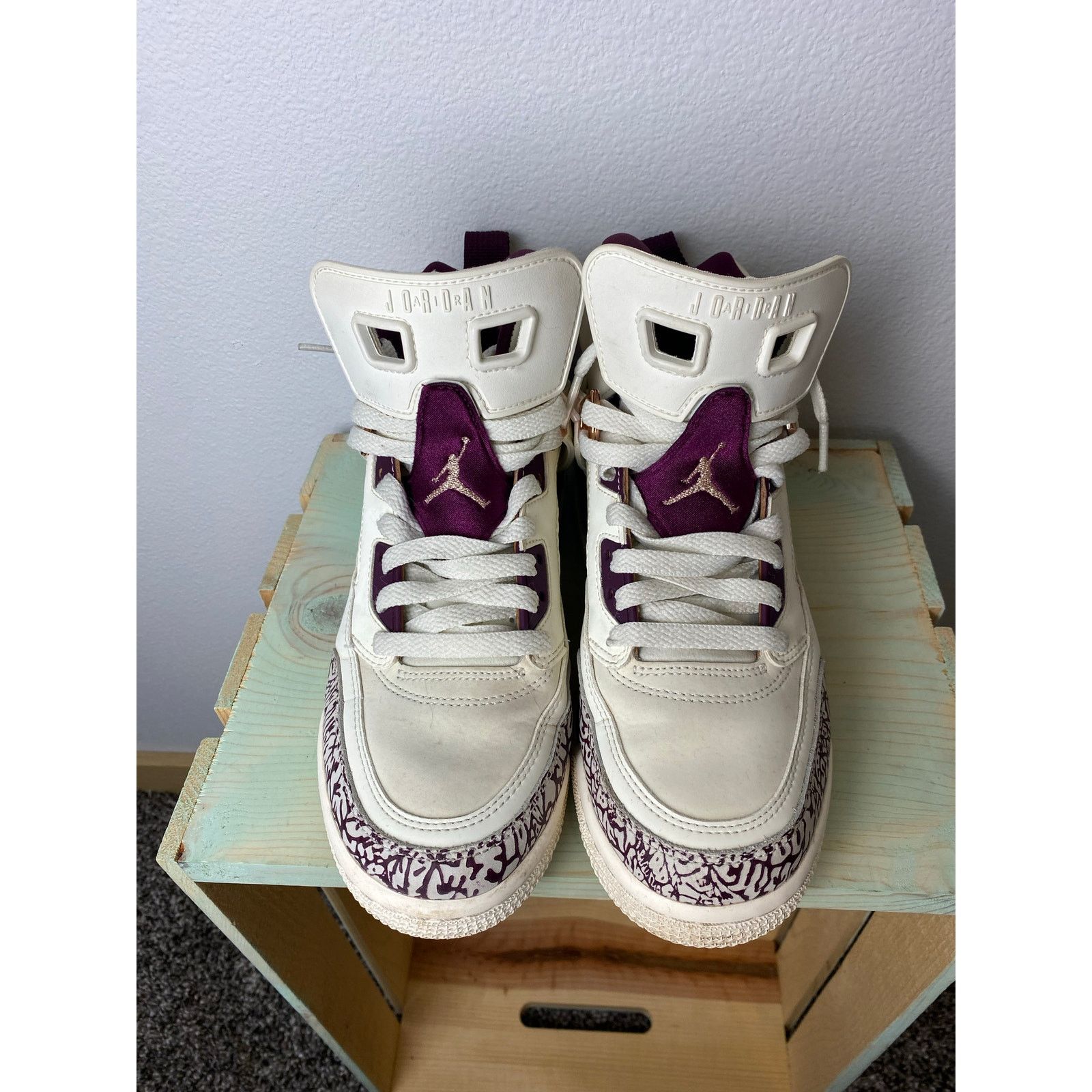 Nike Nike Air Jordan RARE Spizike 535712132 Bordeaux 7Y, 8.5Women Size US 8.5 / IT 38.5 - 5 Thumbnail