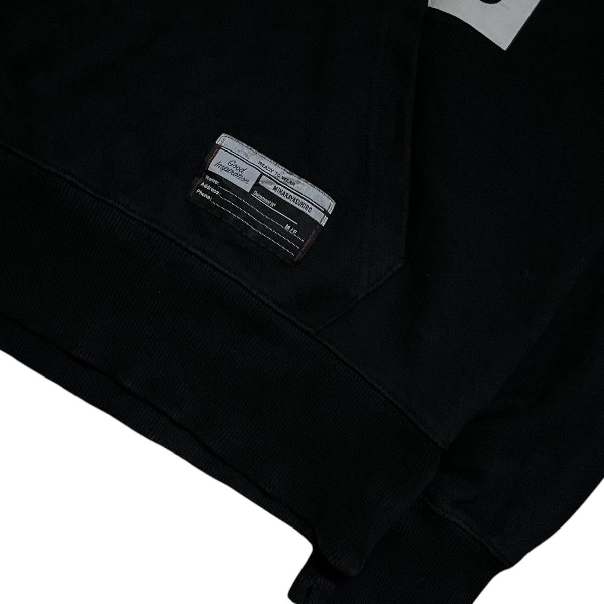 GU × Maison MIHARA YASUHIRO Miharayasuhiro Good Inspiration Spellout Pullover Hoodie Size US S / EU 44-46 / 1 - 6 Thumbnail
