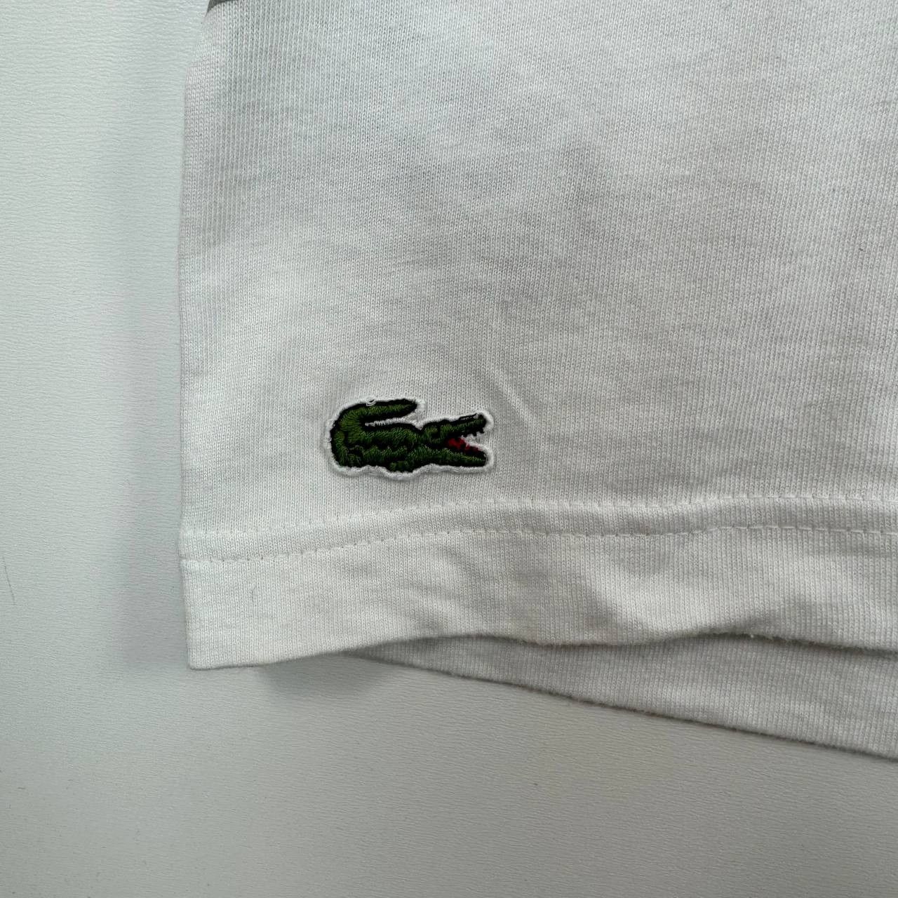 Lacoste Lacoste Big Croc Graphic T-Shirt White Mens Size XL Size US XL / EU 56 / 4 - 3 Thumbnail