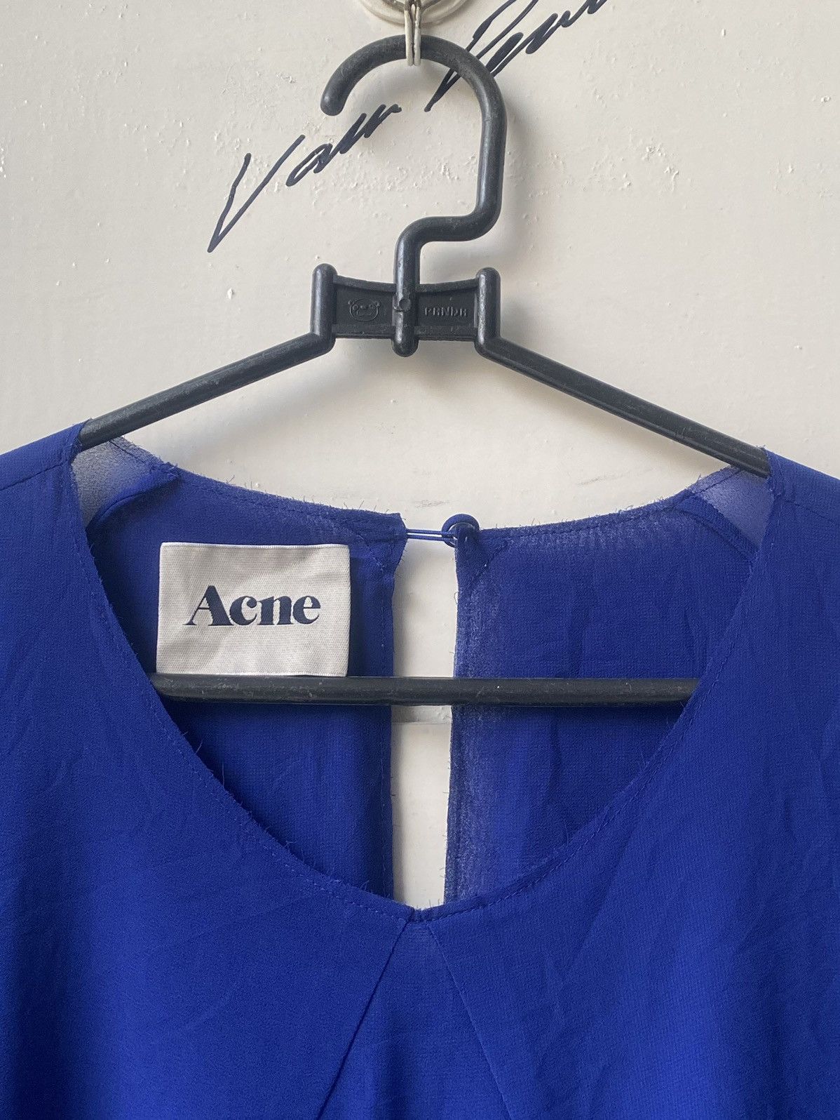 Acne Studios ACNE STUDIOS Blue Dress Size L / US 10 / IT 46 - 7 Thumbnail