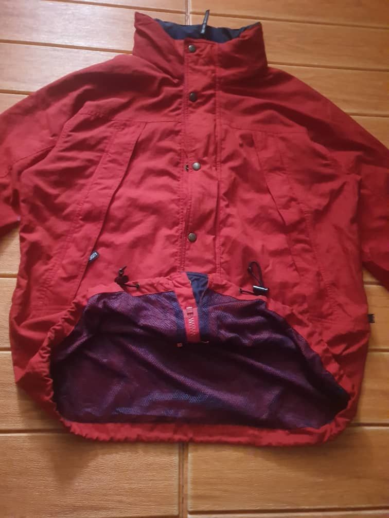 Japanese Brand HARVARD Established 1636 red colour Hidden Hoodie Jacket Size US L / EU 52-54 / 3 - 5 Thumbnail