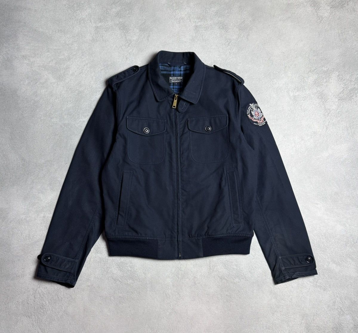 Polo Ralph Lauren Polo Jeans Company Cotton Bomber Jacket Size US L / EU 52-54 / 3 - 1 Thumbnail