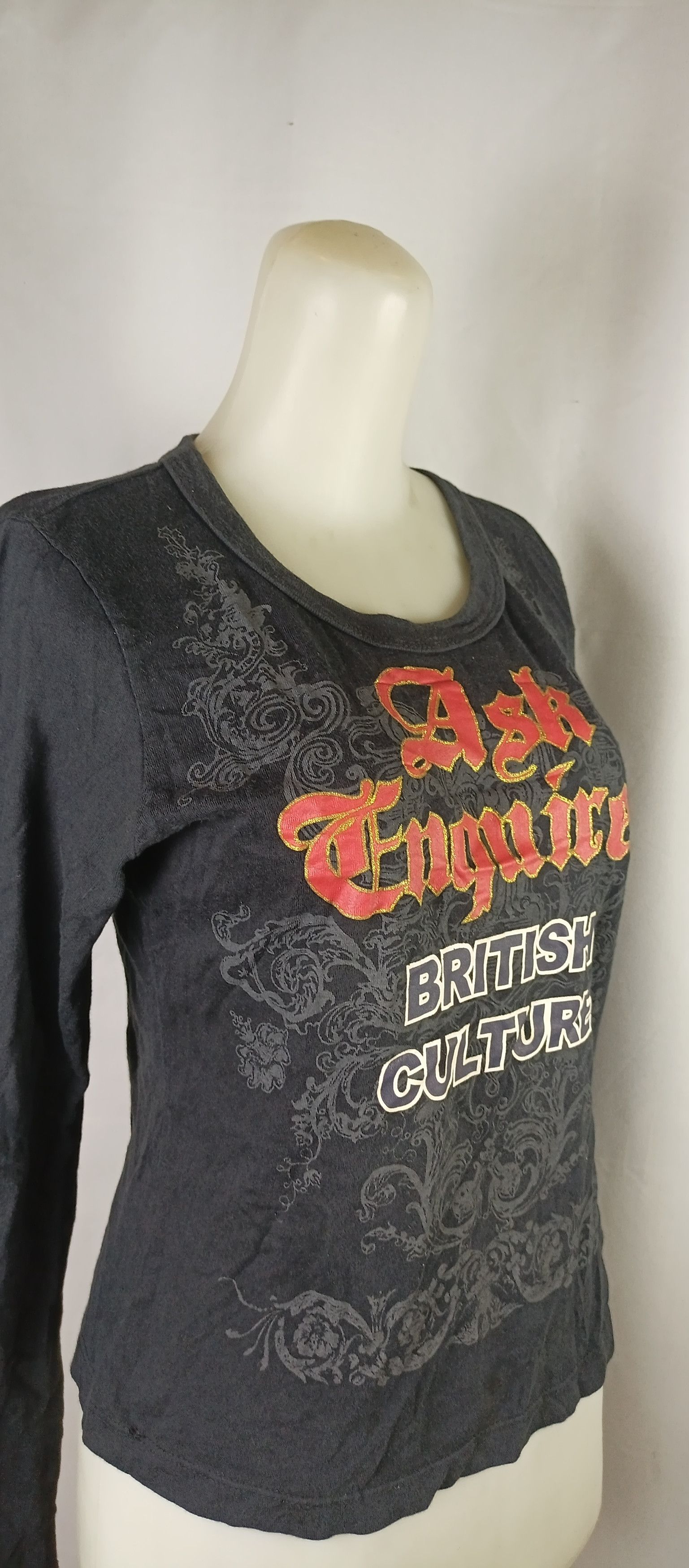 Japanese Brand × Le Grande Bleu (L.G.B.) ASK ENQUIRED British Culture Black Long Sleeve Tsirt Size M / US 6-8 / IT 42-44 - 18 Thumbnail
