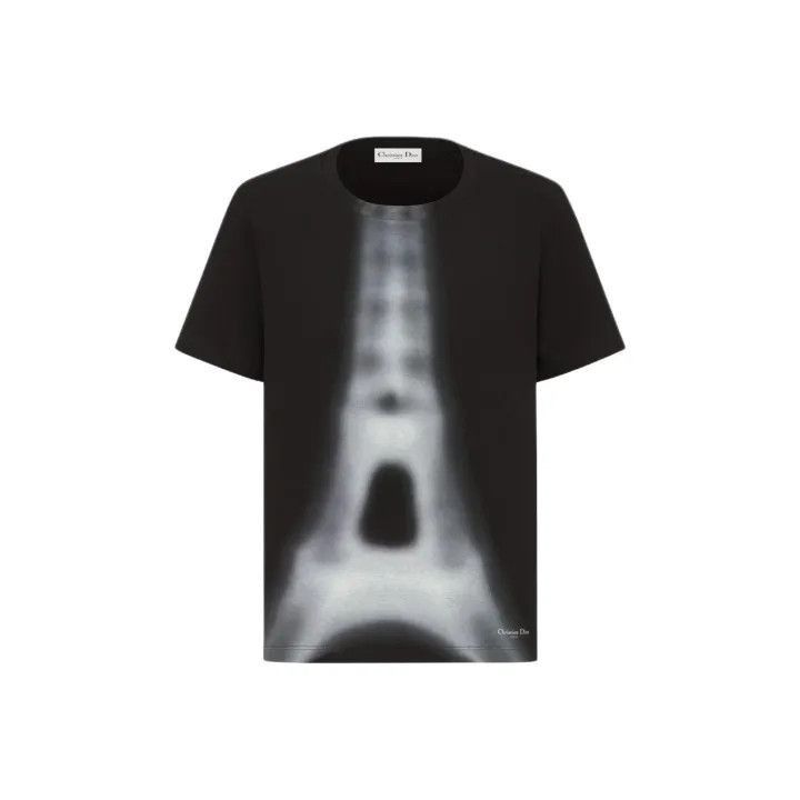 Dior Logo Print Short Sleeve T-Shirt 0079-2507