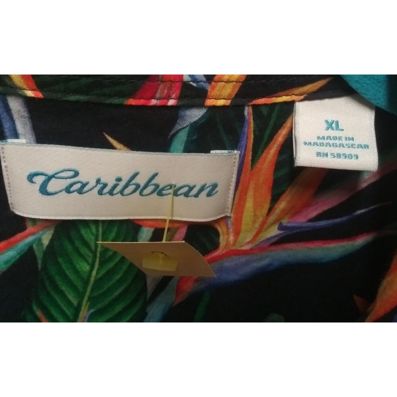 Caribbean Caribbean Hawaiian Shirt Mens XL Bird of Paradise print Size US XL / EU 56 / 4 - 5 Thumbnail