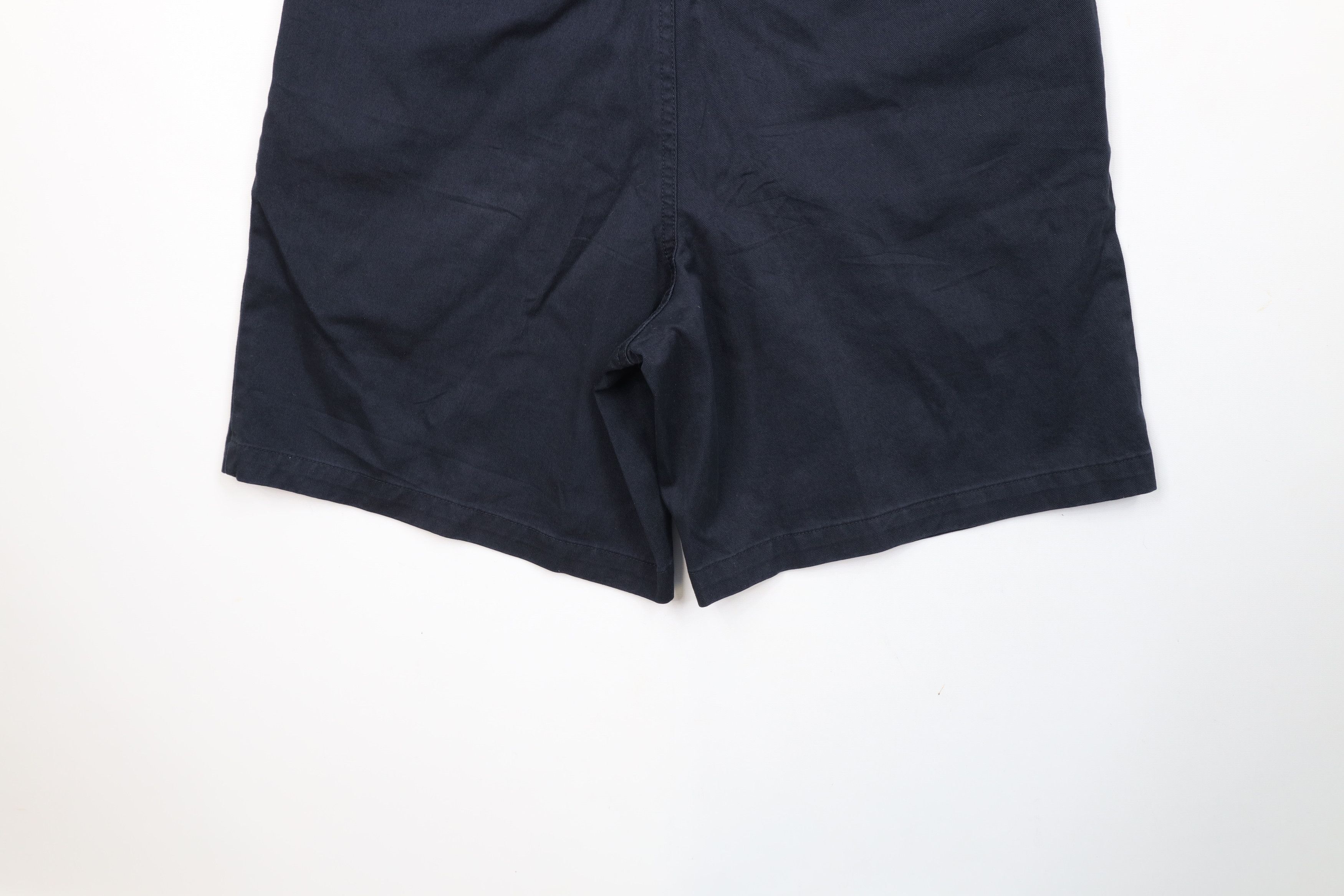Tommy Hilfiger × Vintage Vintage 90s Tommy Hilfiger Above Knee Chino Shorts Navy Blue Size US 32 / EU 48 - 10 Thumbnail