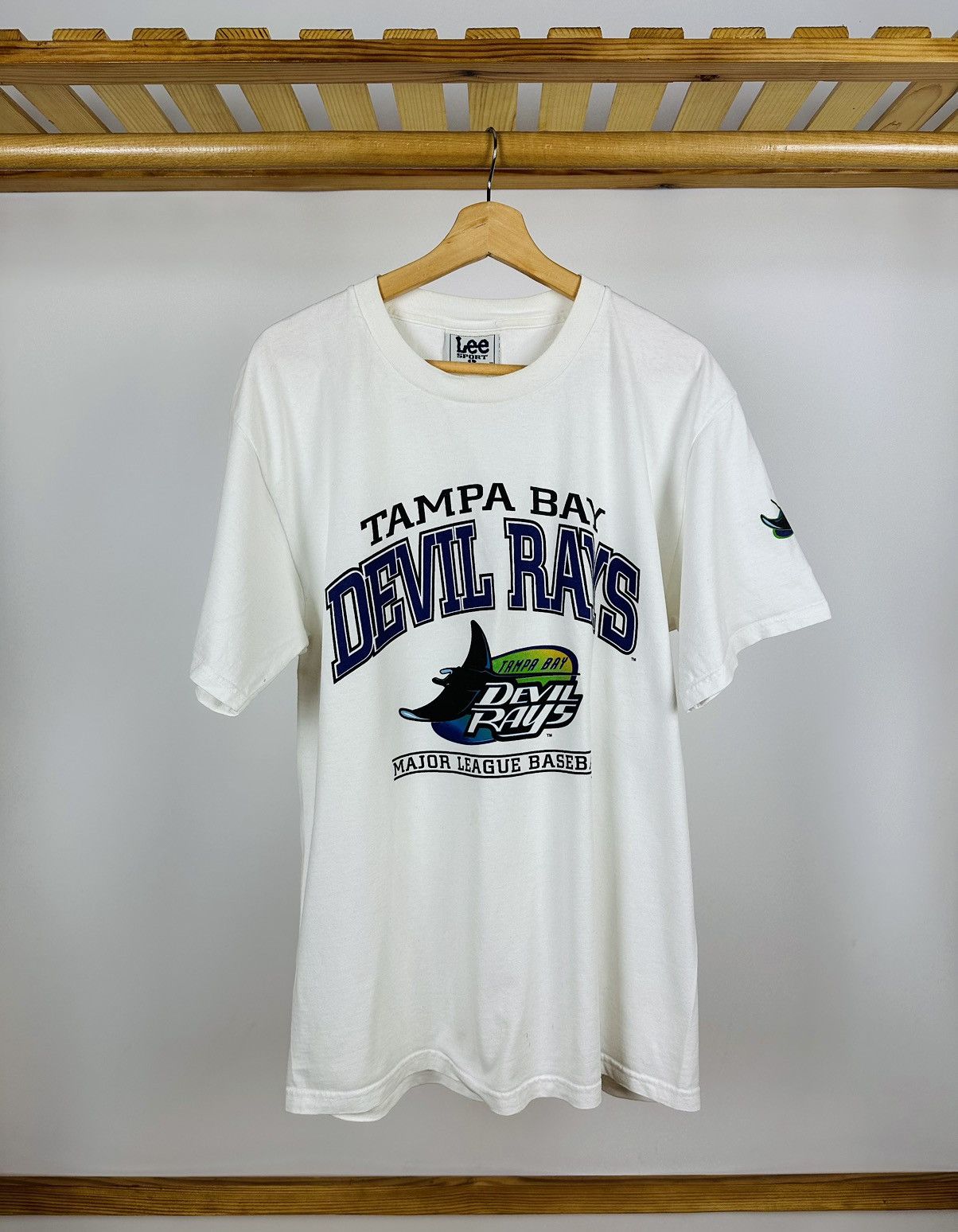 MLB Vintage T-Shirt 1998 Lee X MLB Devil Rays Size US L / EU 52-54 / 3 - 1 Thumbnail