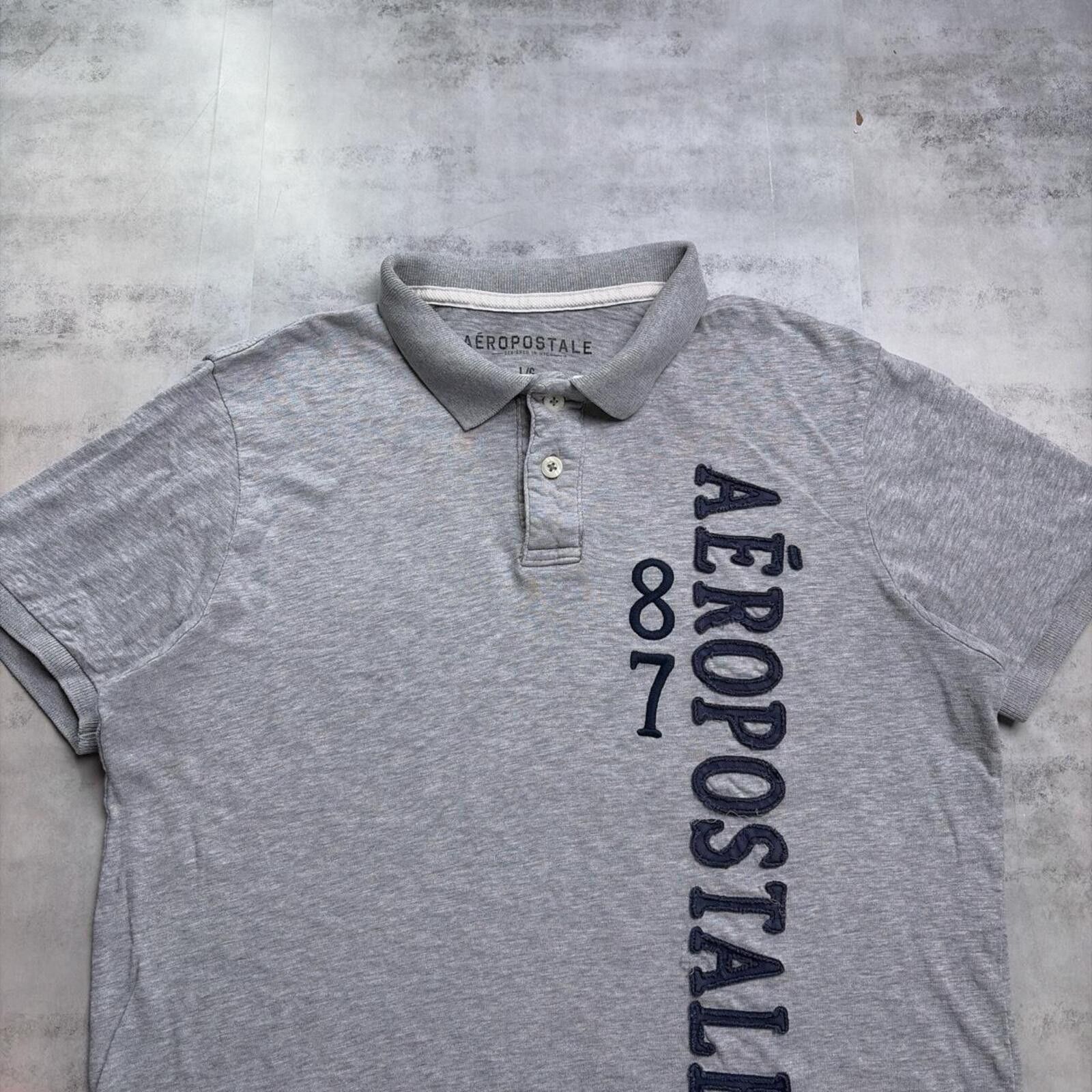 Aeropostale Y2K Aeropostale Grunge Surf Distressed Skater Polo Shirt Size US L / EU 52-54 / 3 - 2 Thumbnail