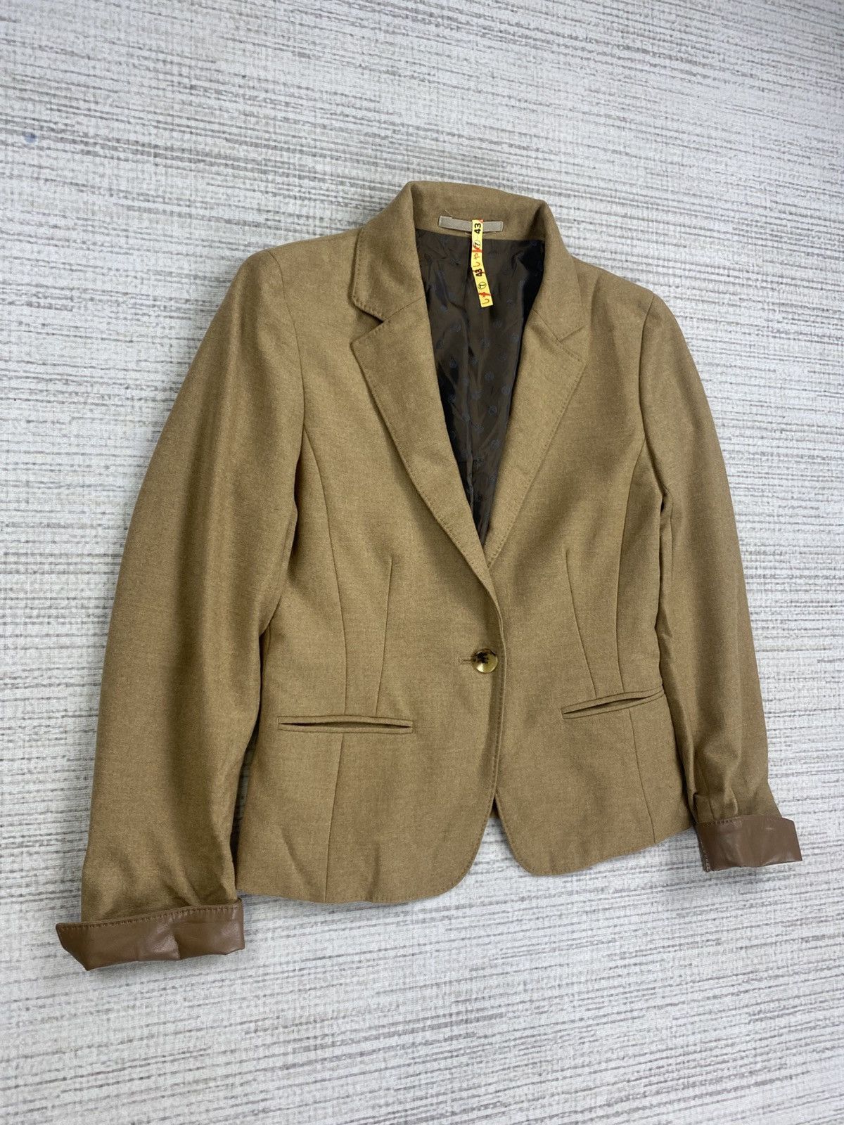 Designer × Loro Piana × Vintage Vintage Kiyoko Takase X Loro Piana Single Button Wool Blazer Size US XS / EU 42 / 0 - 3 Thumbnail