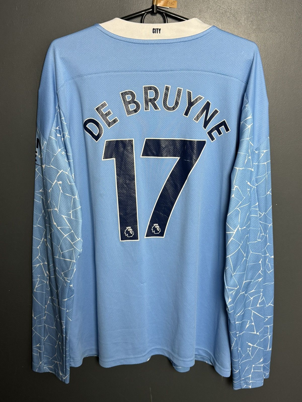 Puma Manchester City 20/21 Home De Bruyne Football Jersey Size US XL / EU 56 / 4 - 1 Thumbnail