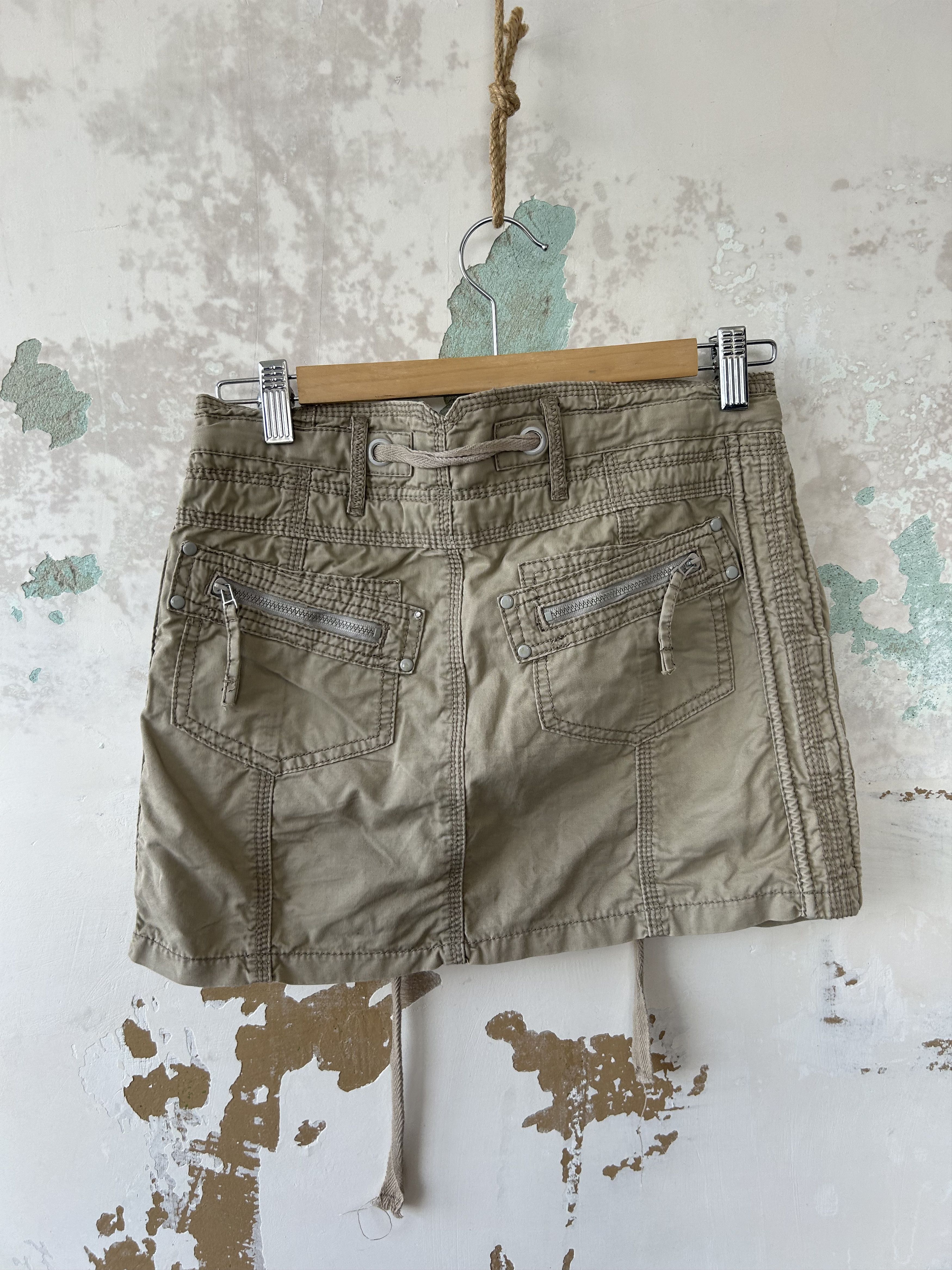 Japanese Brand Skirt avat-garde rae camo military Size 26" / US 2 / IT 38 - 4 Thumbnail