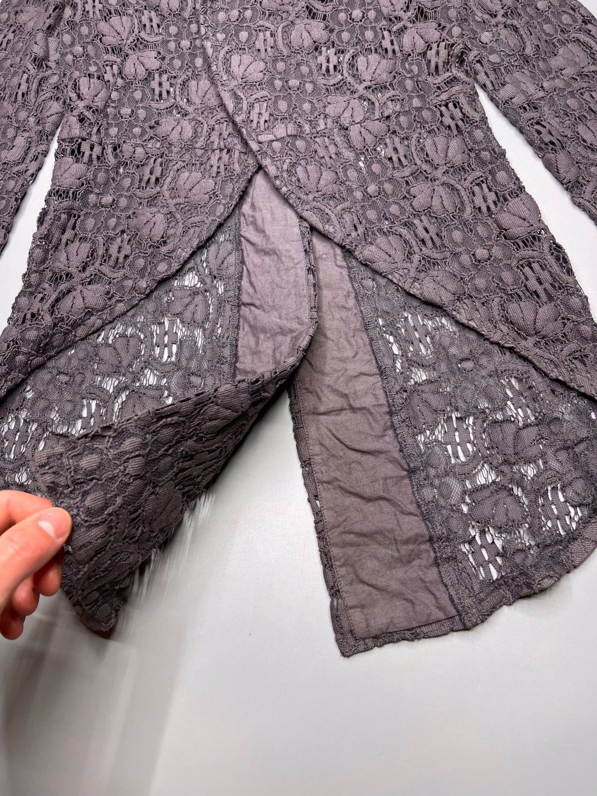 Comme des Garcons RARE Comme Des Garcons Lace Coat Archive Size S / US 4 / IT 40 - 10 Thumbnail