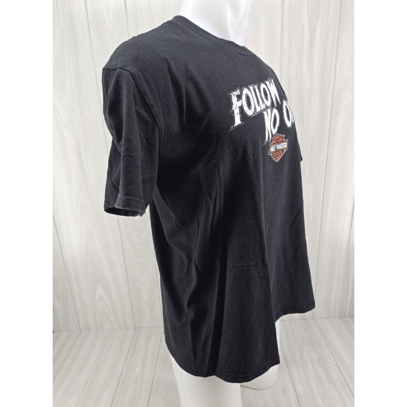 Harley Davidson Harley-Davidson Thundercreek Chattanooga TN T Shirt Mens XL Black 100% Cotton Size US XL / EU 56 / 4 - 7 Thumbnail