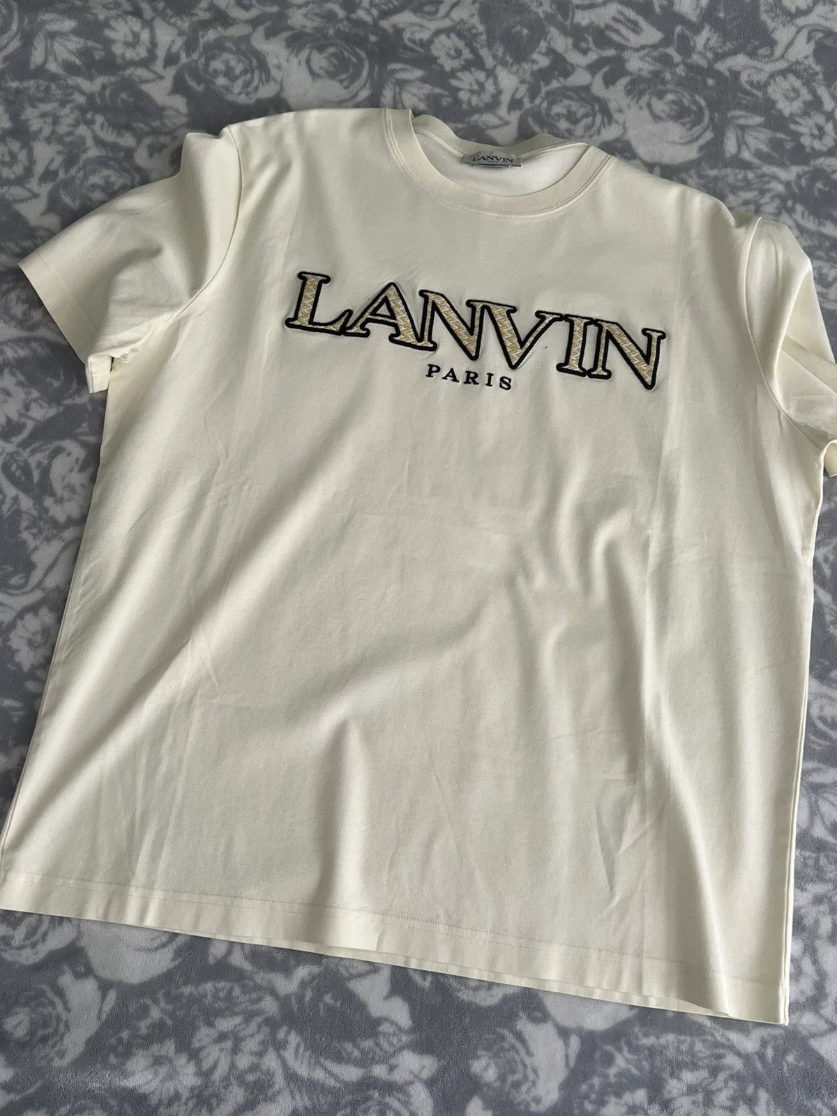 image of Lanvin T Shirt in Beige, Men's (Size XL)