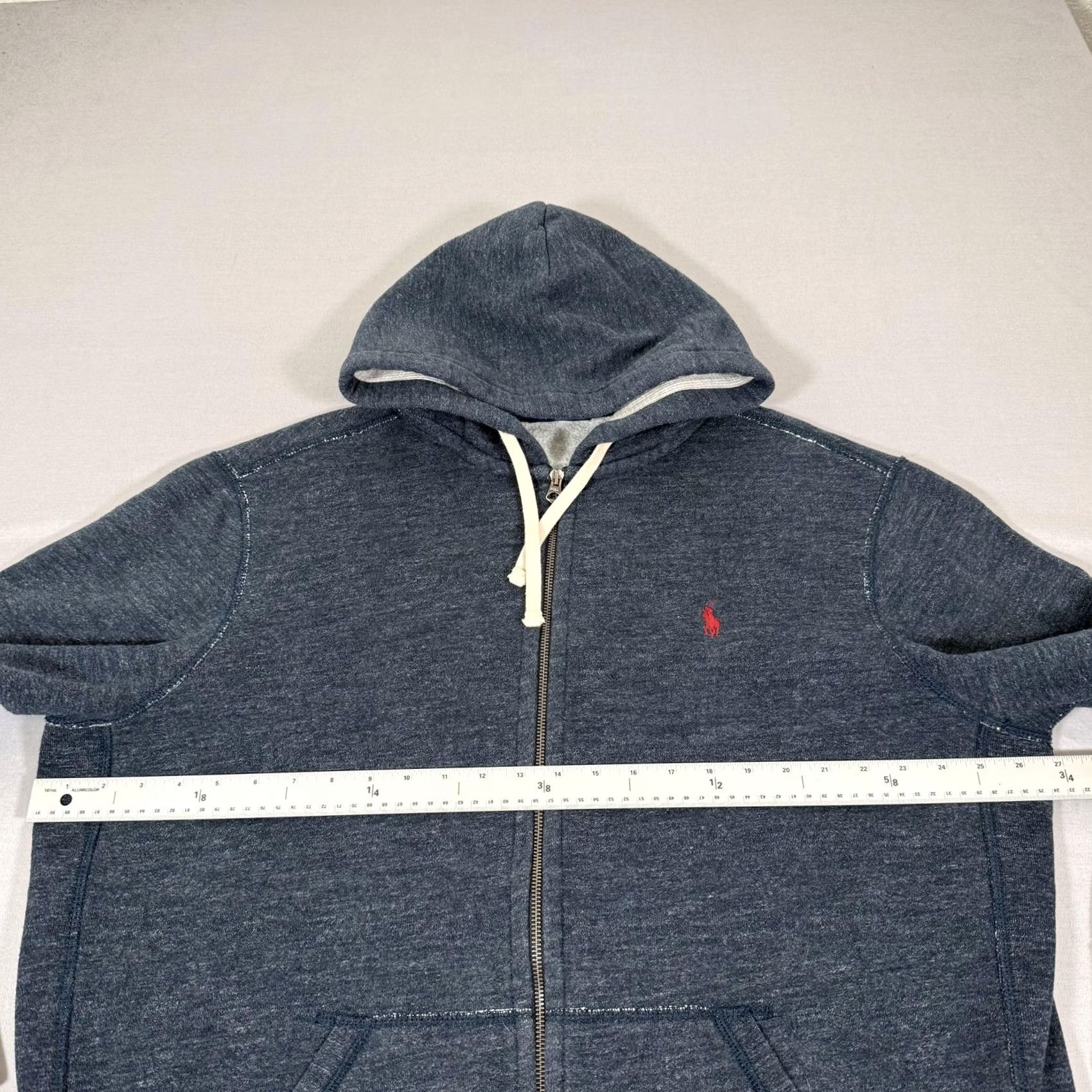 Polo Ralph Lauren Polo Ralph Lauren Hoodie Mens 2XL Blue Zip Up Fleece Sweater Pony Logo Preppy Size US XXL / EU 58 / 5 - 4 Thumbnail