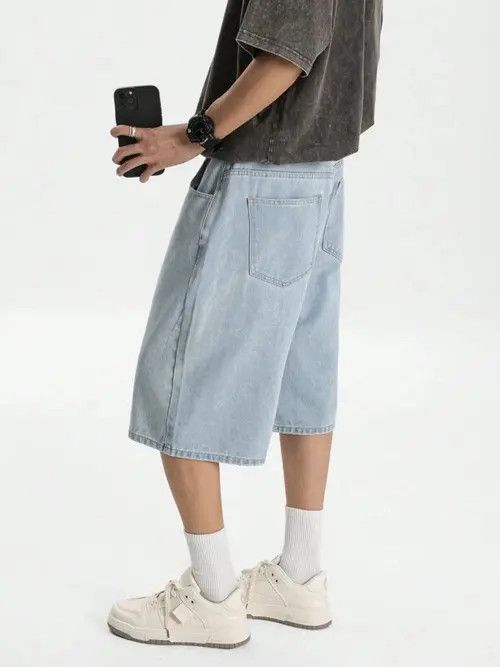 Jean Honjoh x Meifa Washed Street casual shorts jorts jeans Size US 32 / EU 48 - 6 Thumbnail