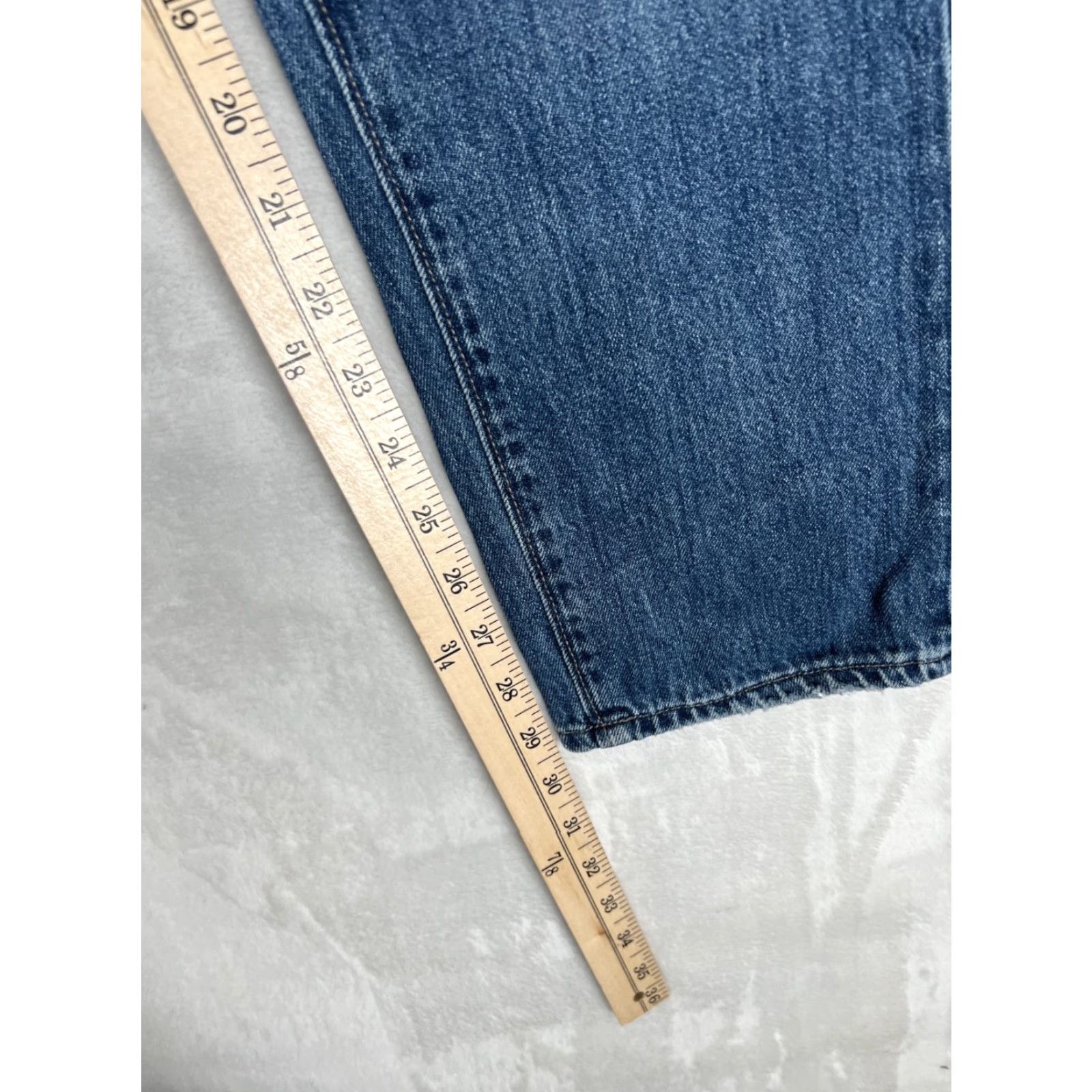 Lucky Brand Lucky Brand Jeans Women 14/32 Distressed Embroidered Slim Boyfriend Blue Denim 5-Pocket Inseam 29 Spring Summer Fall Womens Size 36" / US 14 / IT 50 - 7 Thumbnail