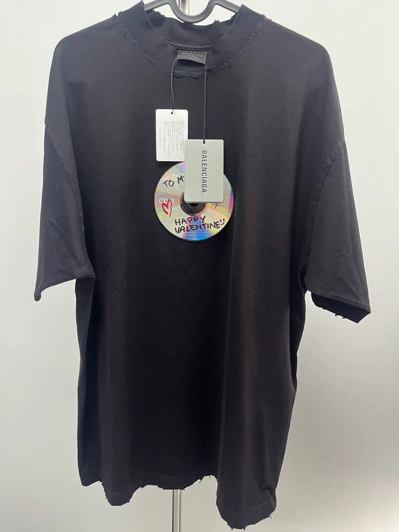 Balenciaga Balenciaga Black CD Short Sleeve Size US XS / EU 42 / 0 - 1 Thumbnail