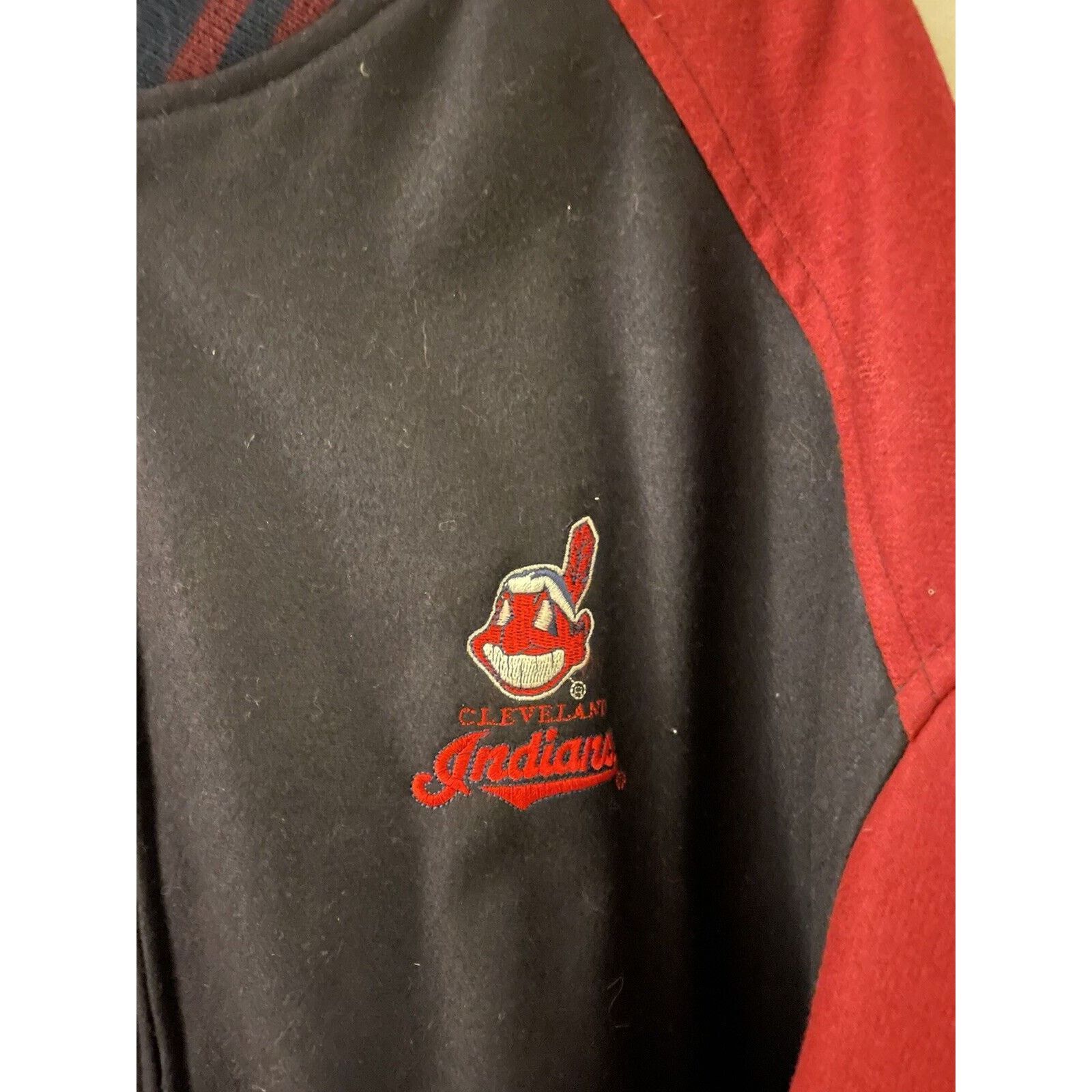 MLB Vintage MLB Cleveland Guardians Indians Varsity Jacket S/M Size US M / EU 48-50 / 2 - 2 Thumbnail