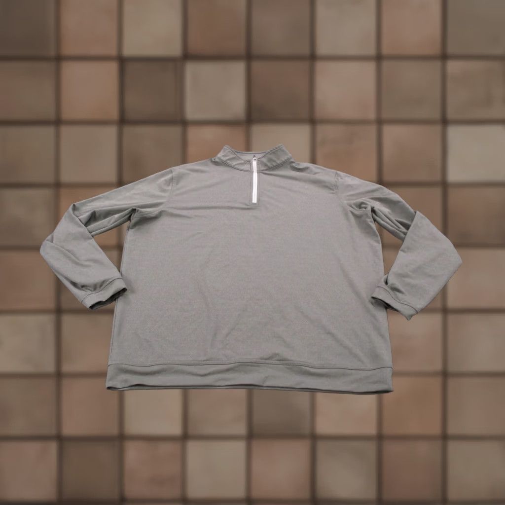 Peter Millar Peter Millar Jacket Mens XL Gray Wicking Performance Golf Stretch Pullover Size US XL / EU 56 / 4 - 1 Thumbnail