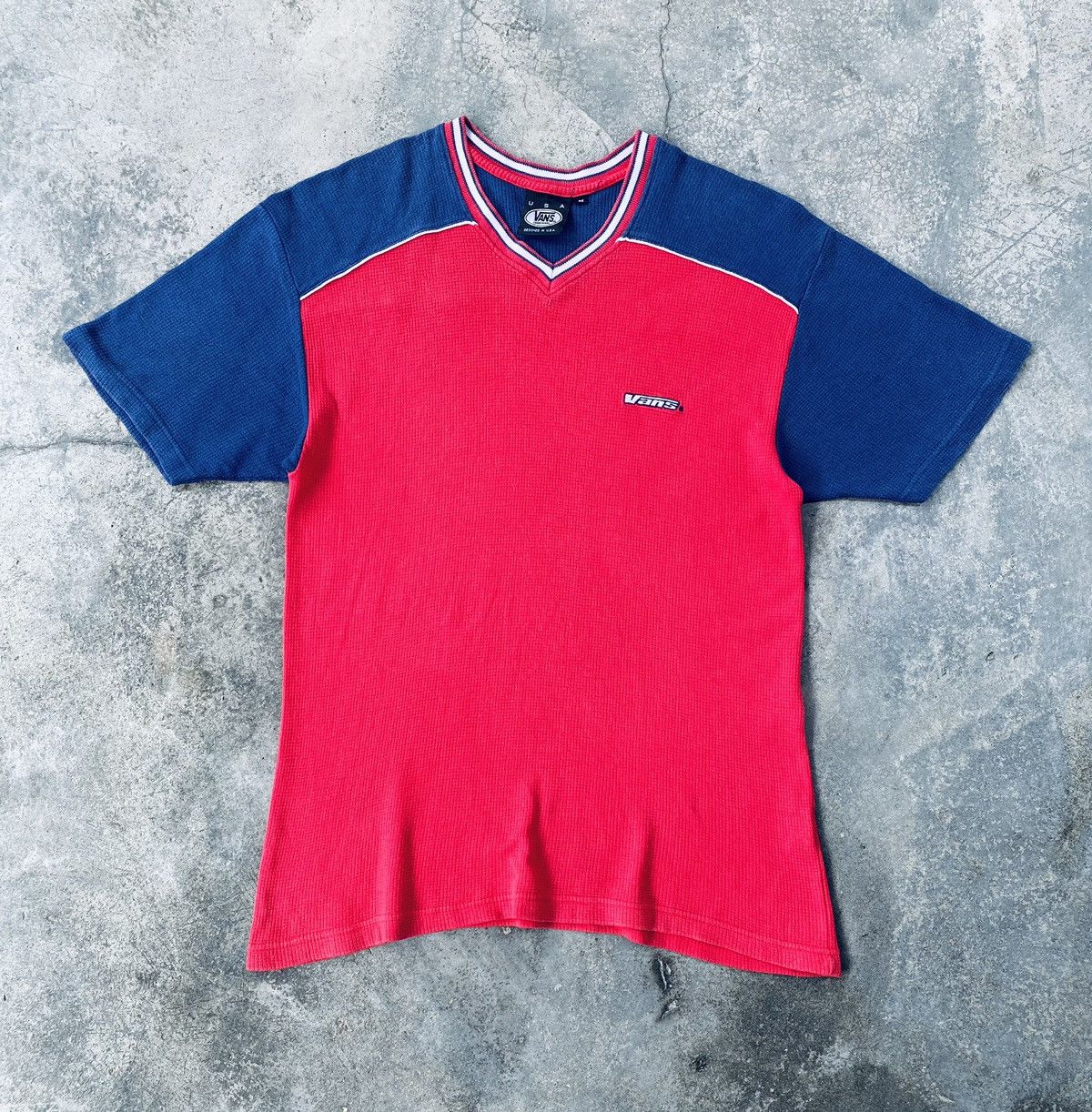 Vans Vintage Vans Skateboards V-Neck Threlmal Tees Size US M / EU 48-50 / 2 - 1 Thumbnail